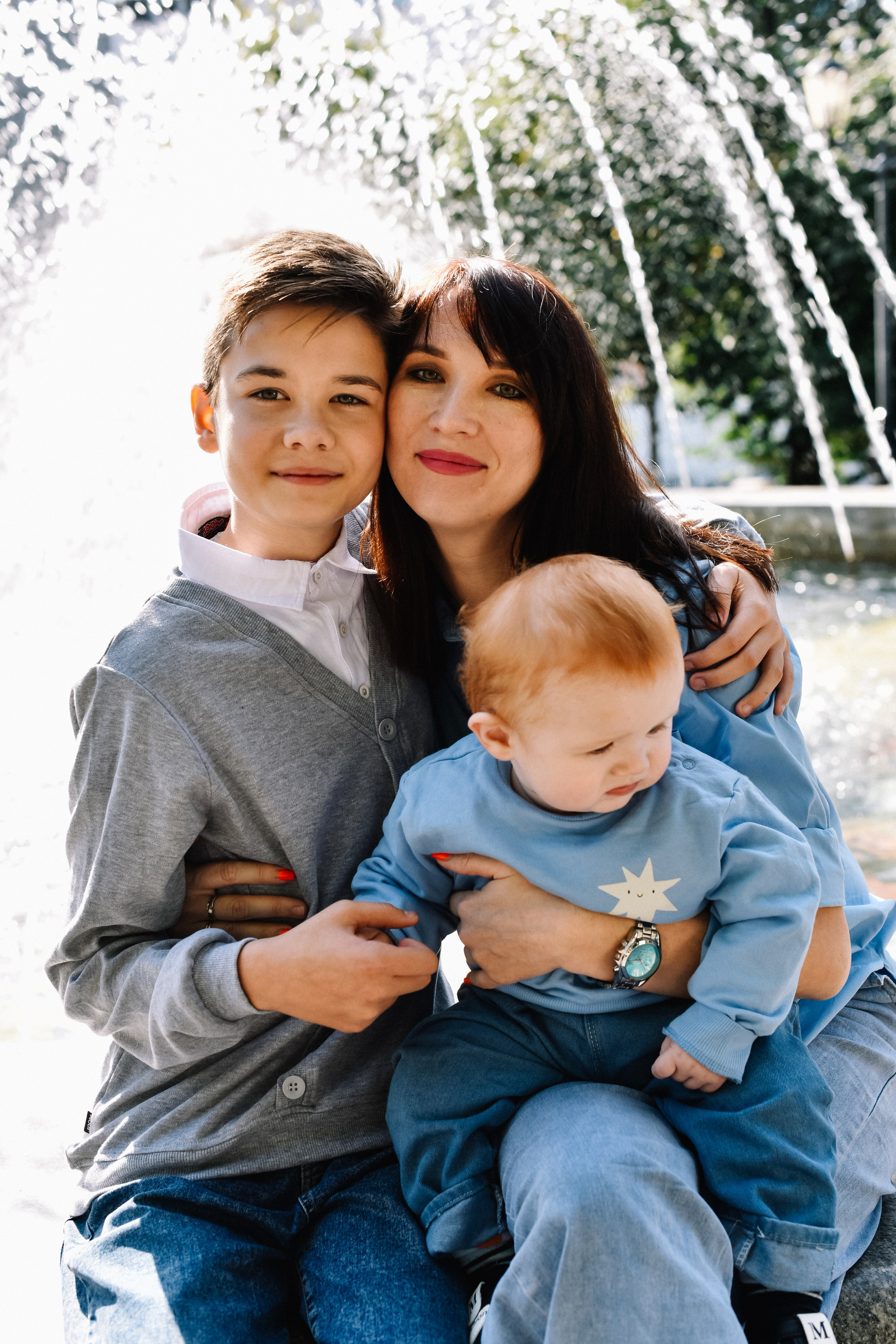 Прогулка Олеси, Льва и Ванечки