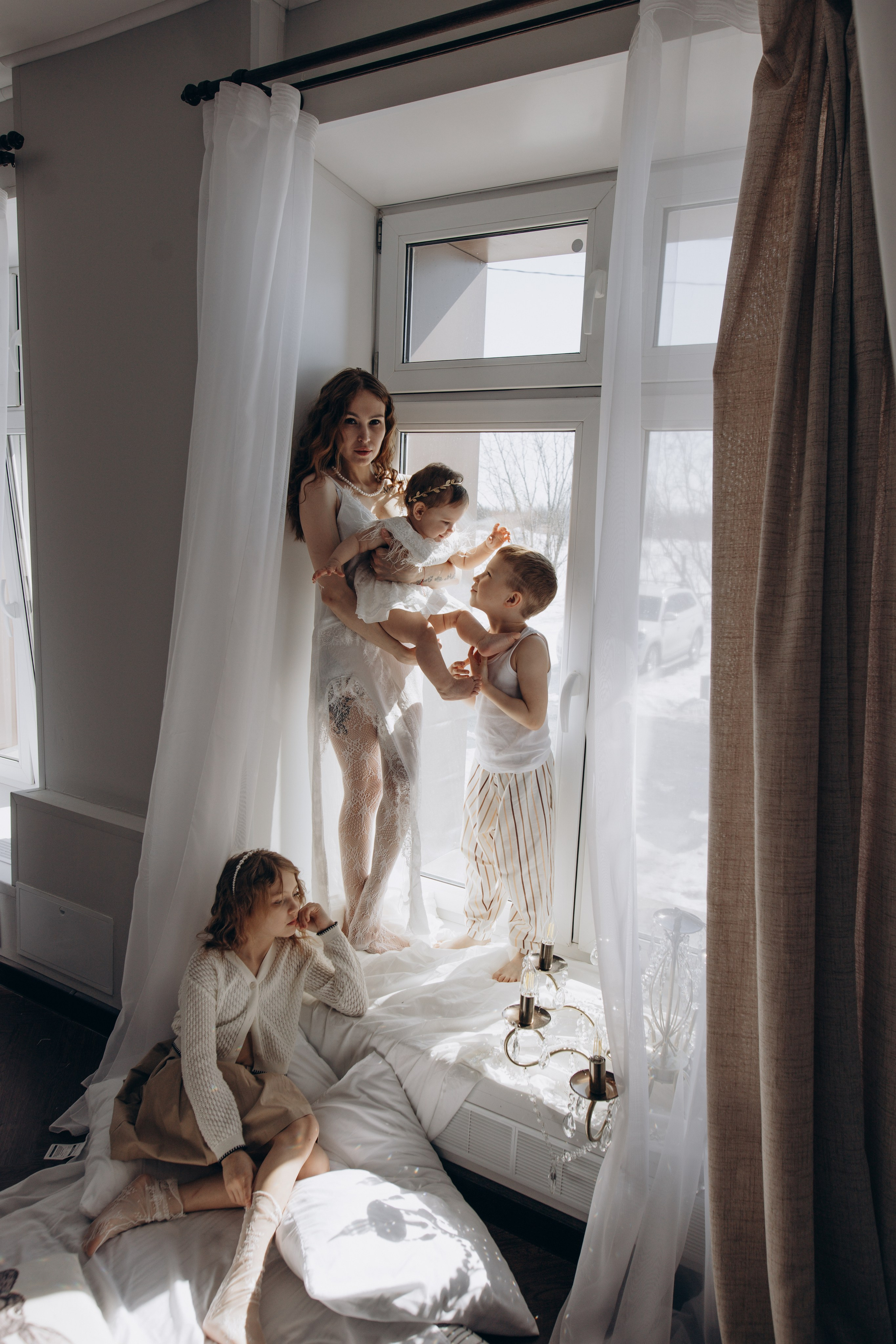 Материнство в стиле Vintage. Фотограф Новый Уренгой I Ньюборн I Фотограф материнства I ЯНАО