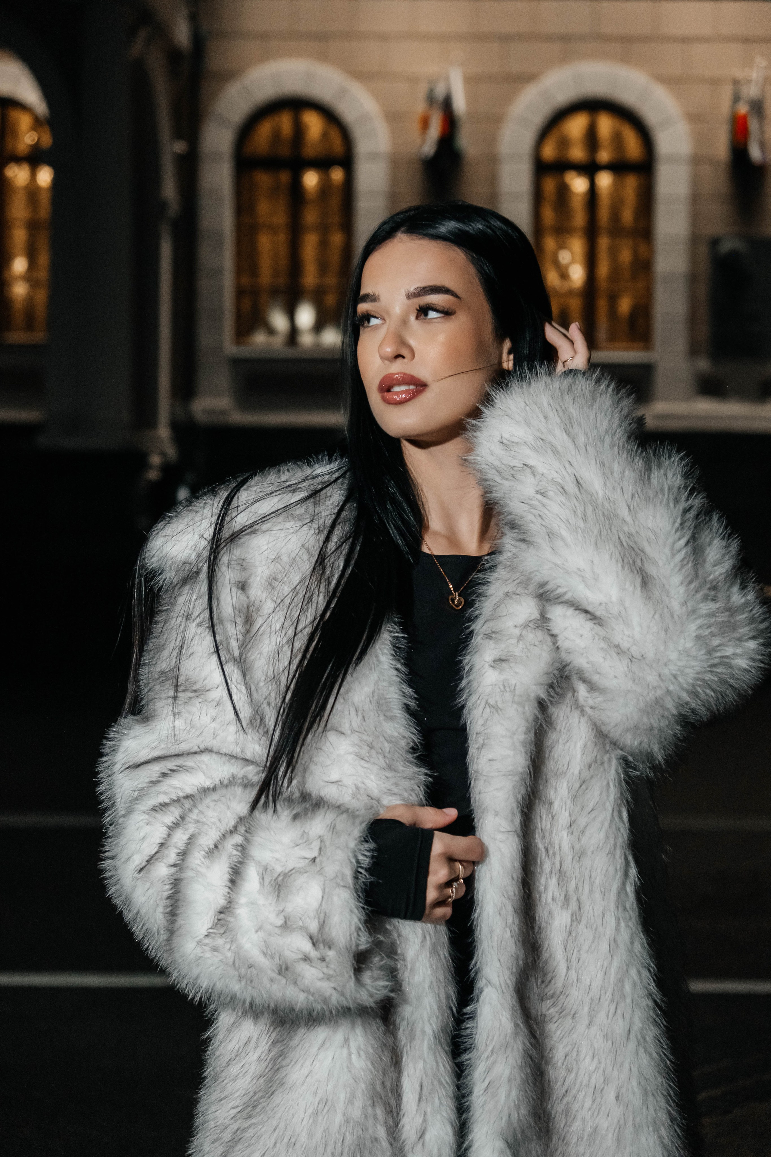 Ночь. Улица. Фонарь. Полина. Свадебный и портретный фотограф Казань | Белебей