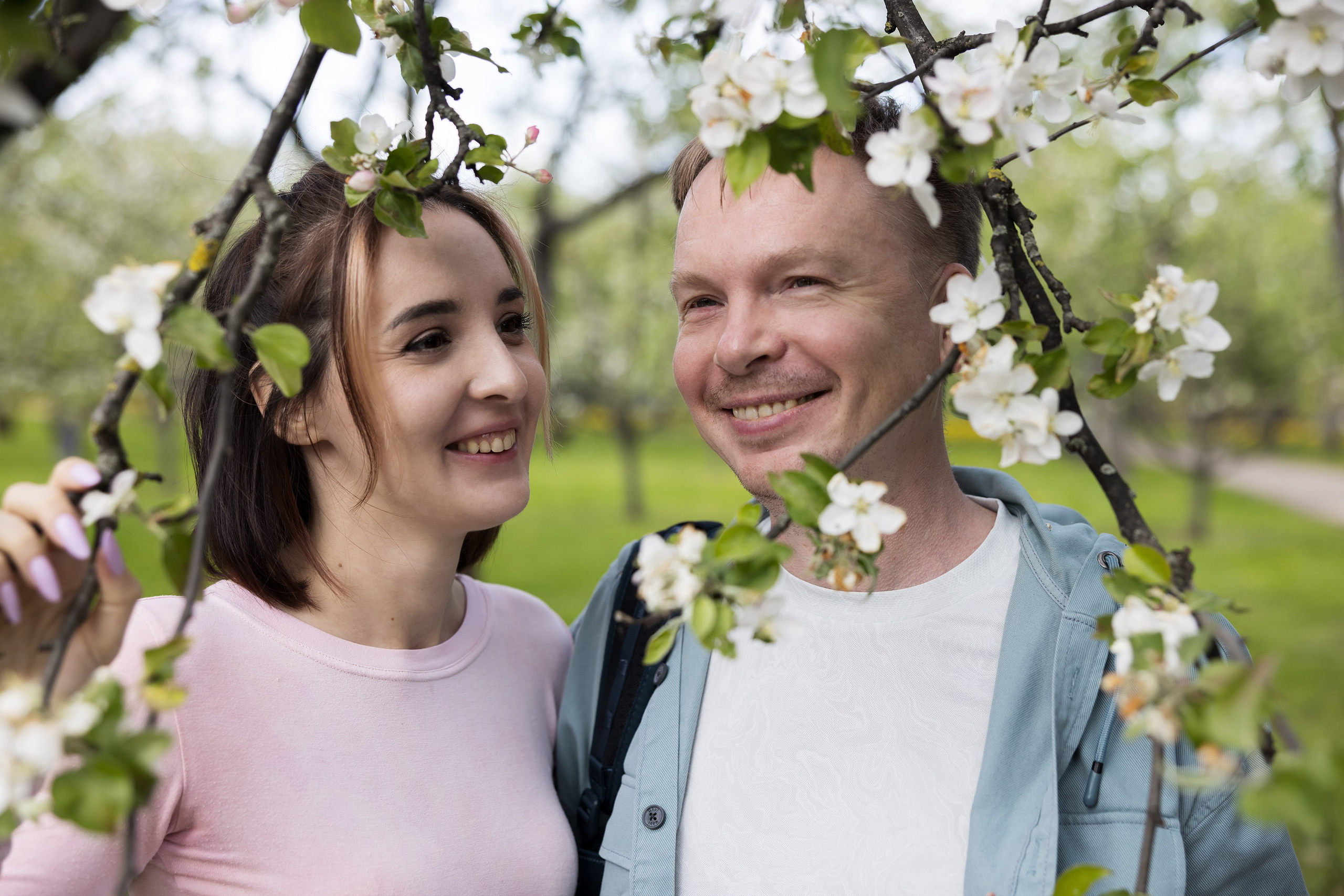 Съемка в цветущих садах. Фотограф в Москве Ольга Олейникова