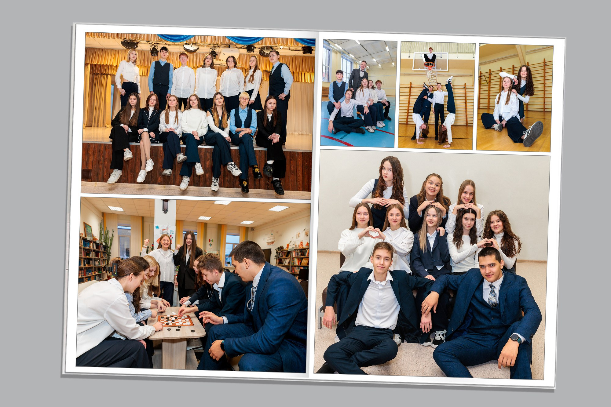 Дизайны для старшей школы. Заказать фотокнигу на выпускной в Новосибирске от Bestyalbum