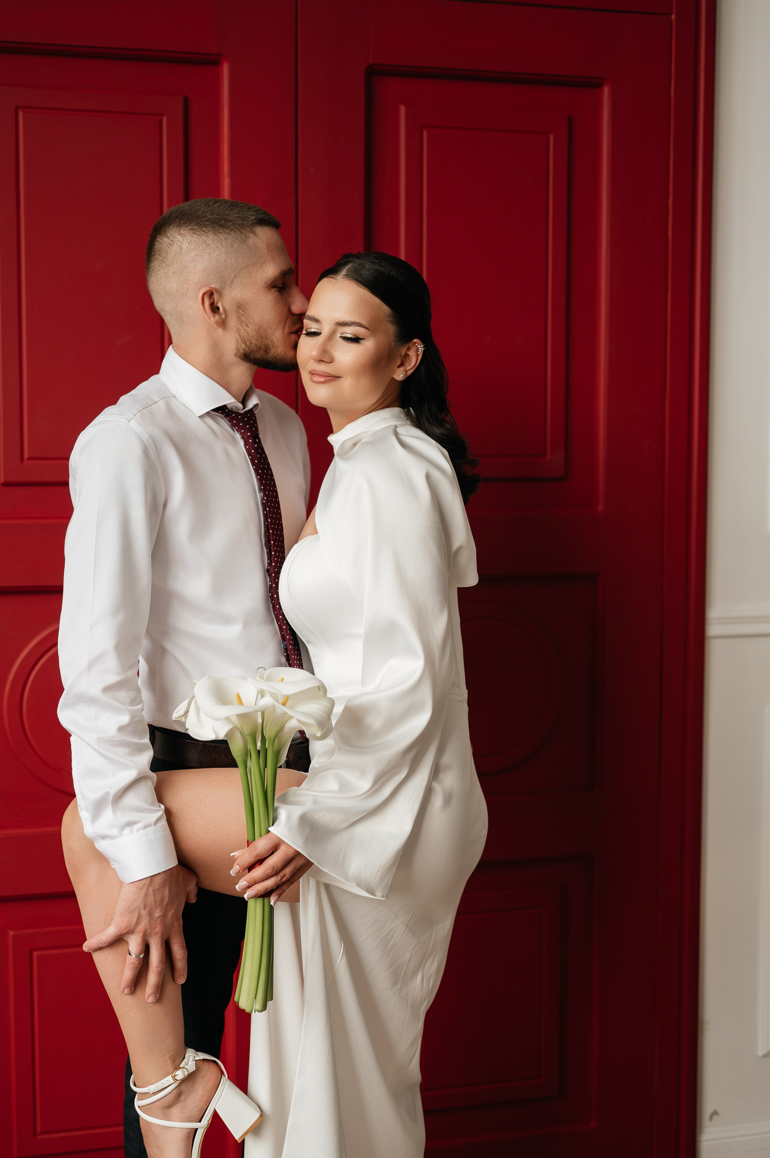 Свадебная фотосессия в студии. Свадебный и семейный фотограф в Краснодаре Алина Мельник