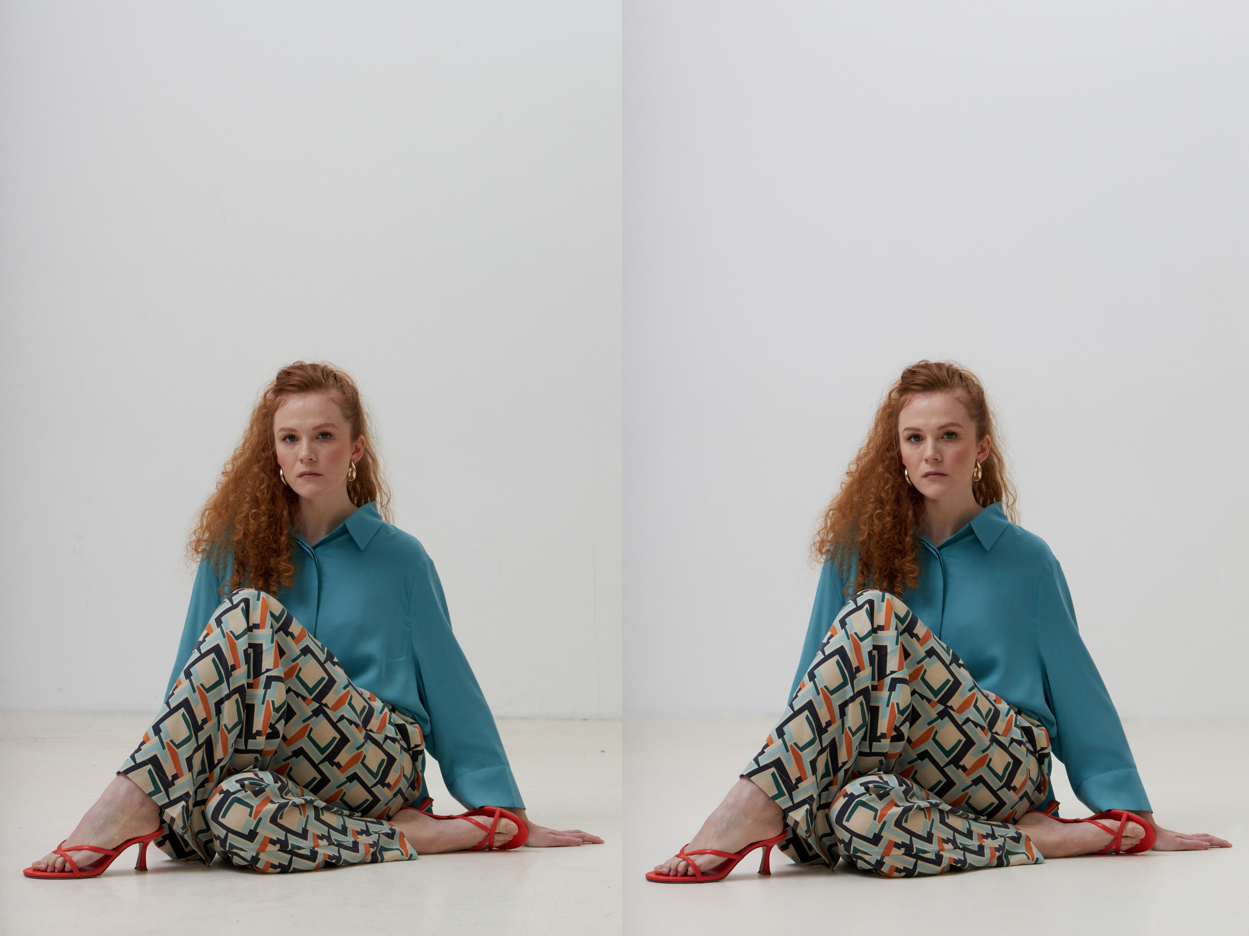 Ретушь каталогов одежды с моделью | Студия SVITHART