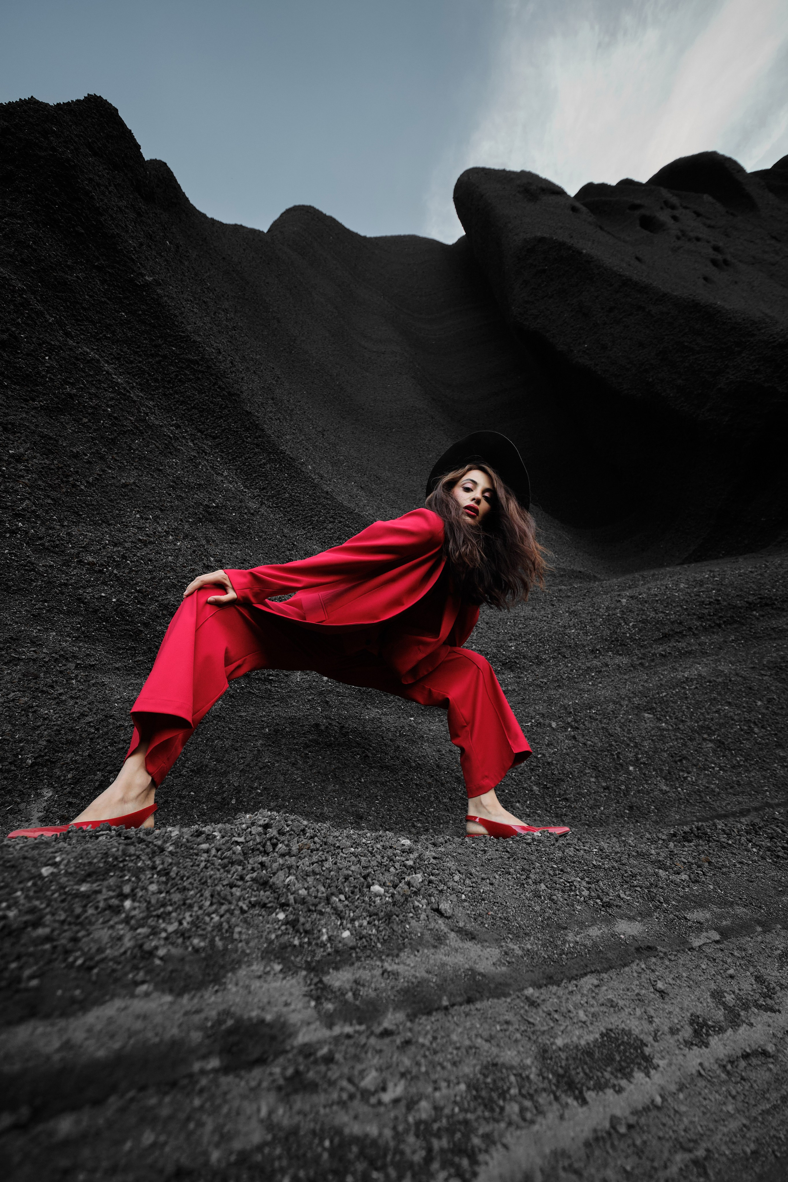 RED ON BLACK. Photographer Mikhail Malchevskiy