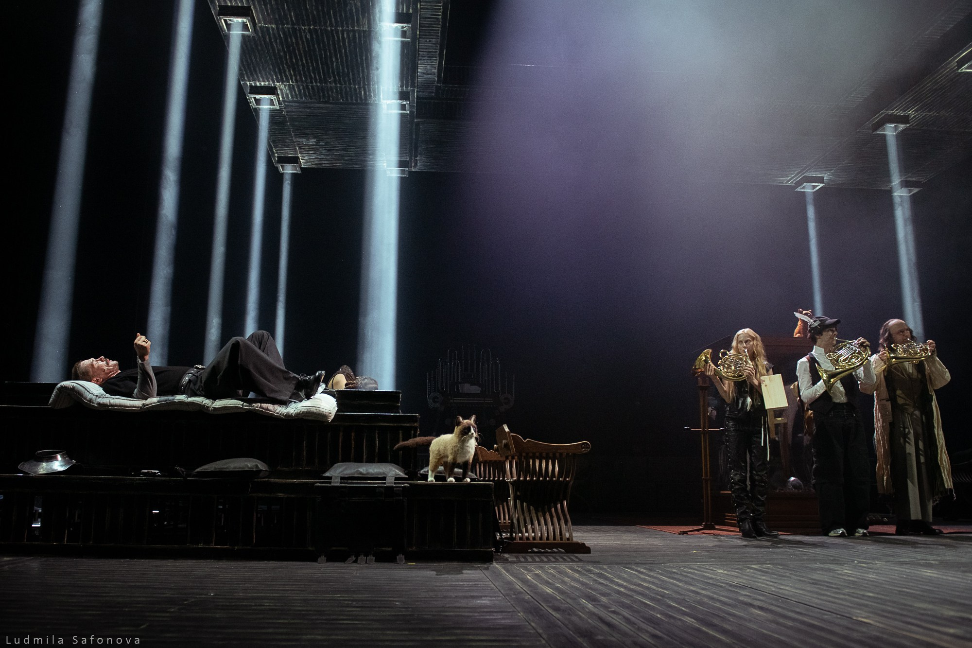 Гамлет. Режиссёр Андрей Гончаров. Гамлет Юра Борисов. Lucytheatre
