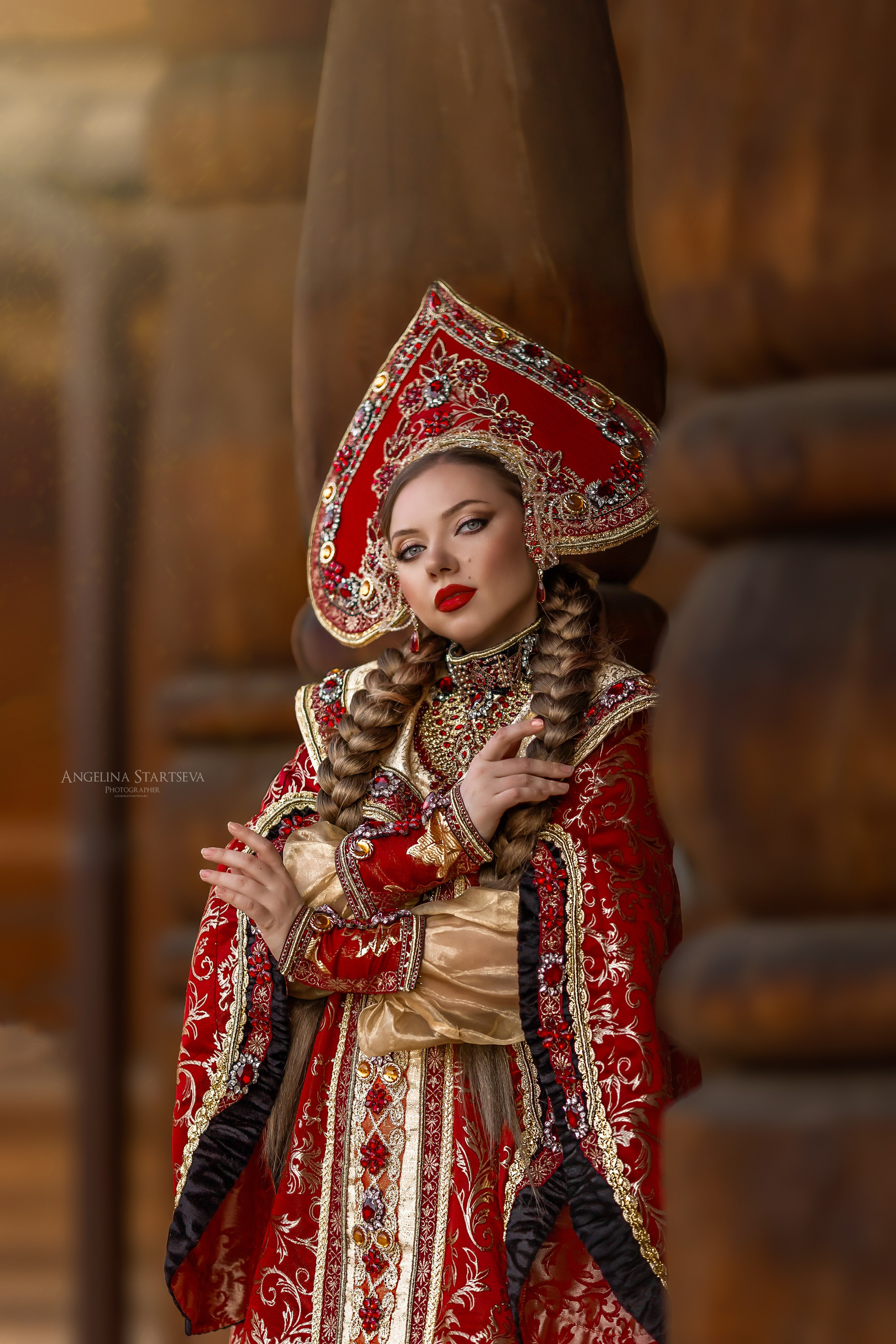 фотосессия в русском народном костюме