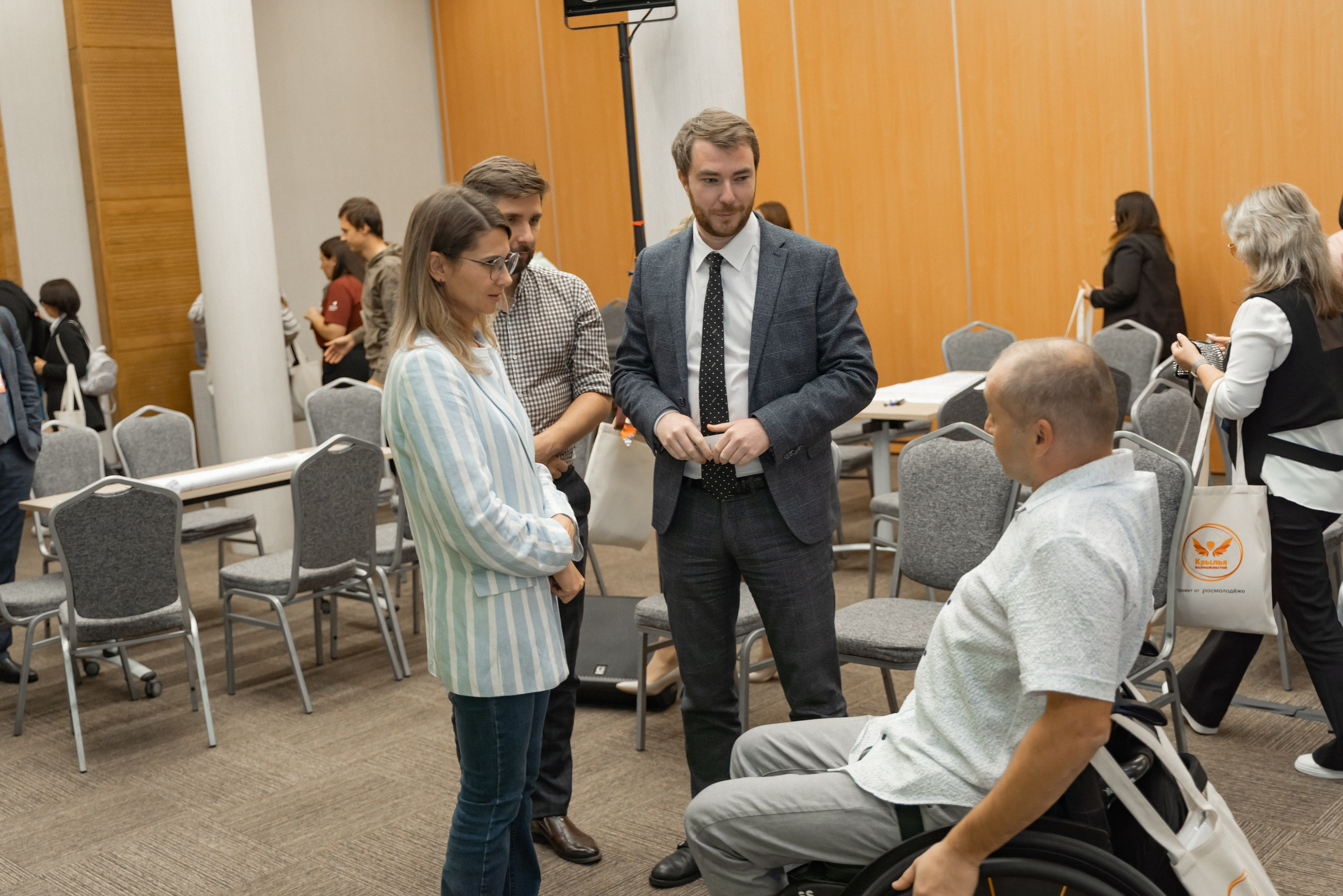 Окружная платформа Всероссийского инклюзивного проекта «Крылья возможностей» 2024. Фотограф Надежда Погребняк | Рязань | Москва