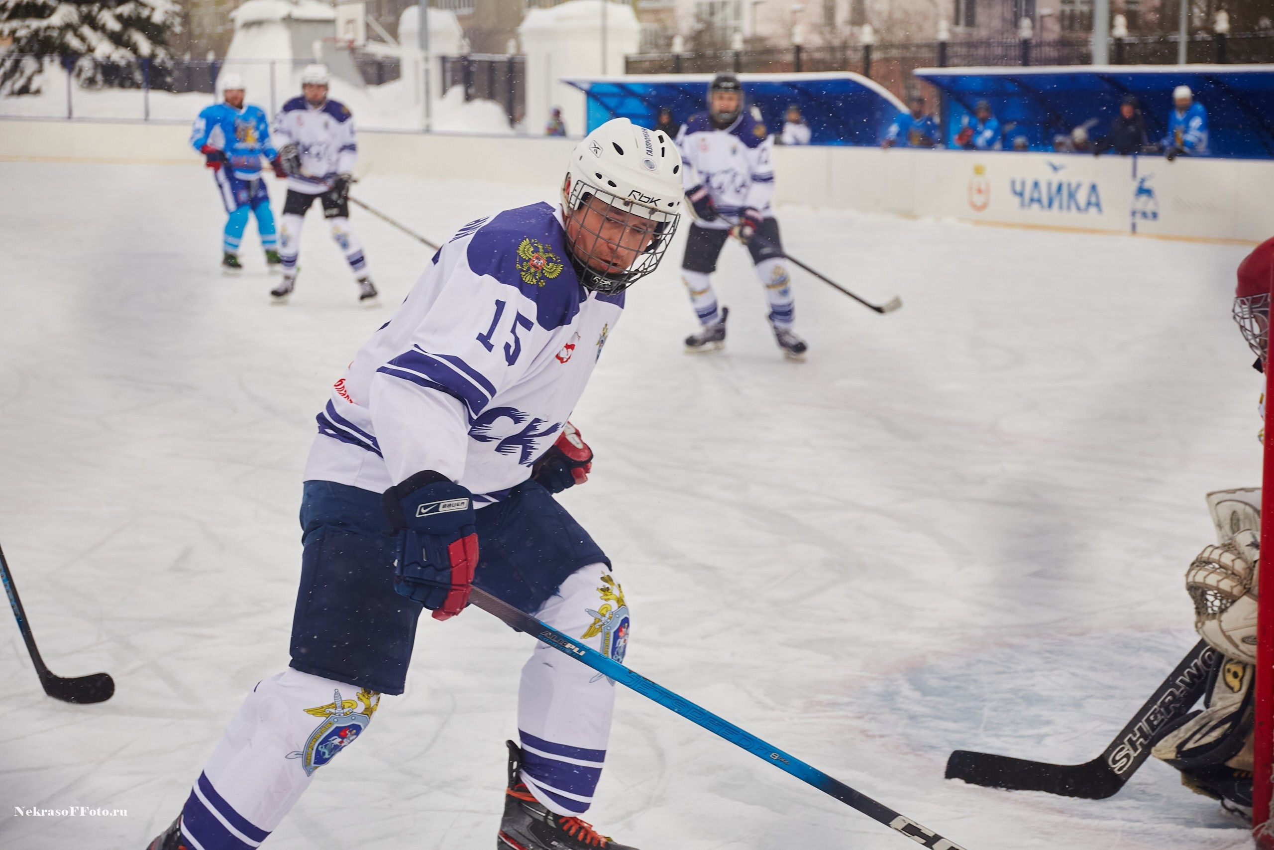 Турнир по хоккею «Русская классика» в рамках Офицерской хоккейной лиги. Спортивный фотограф Некрасов Денис