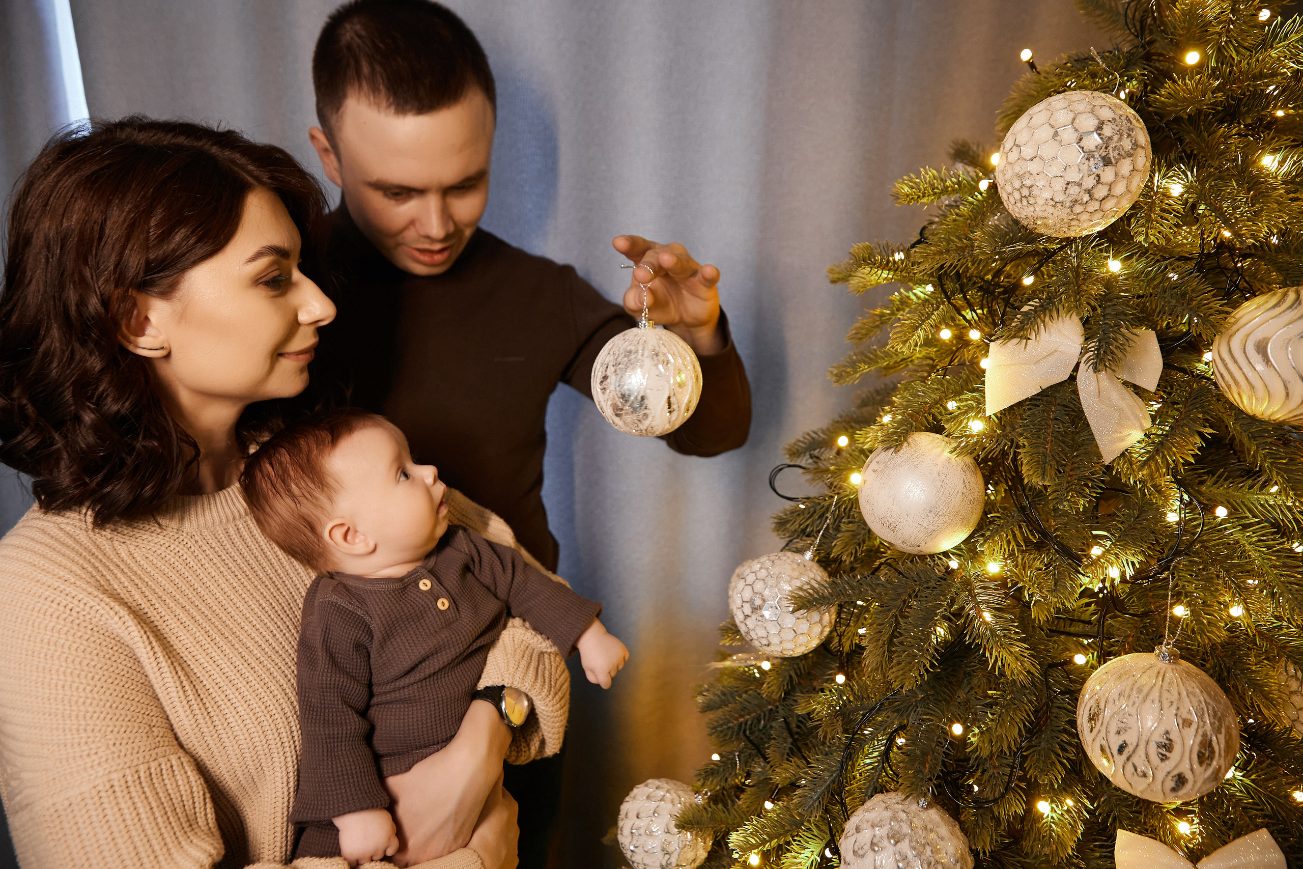 Ваня, Таня, Илья НГ. Фотограф Валентин Мельников г. Тында