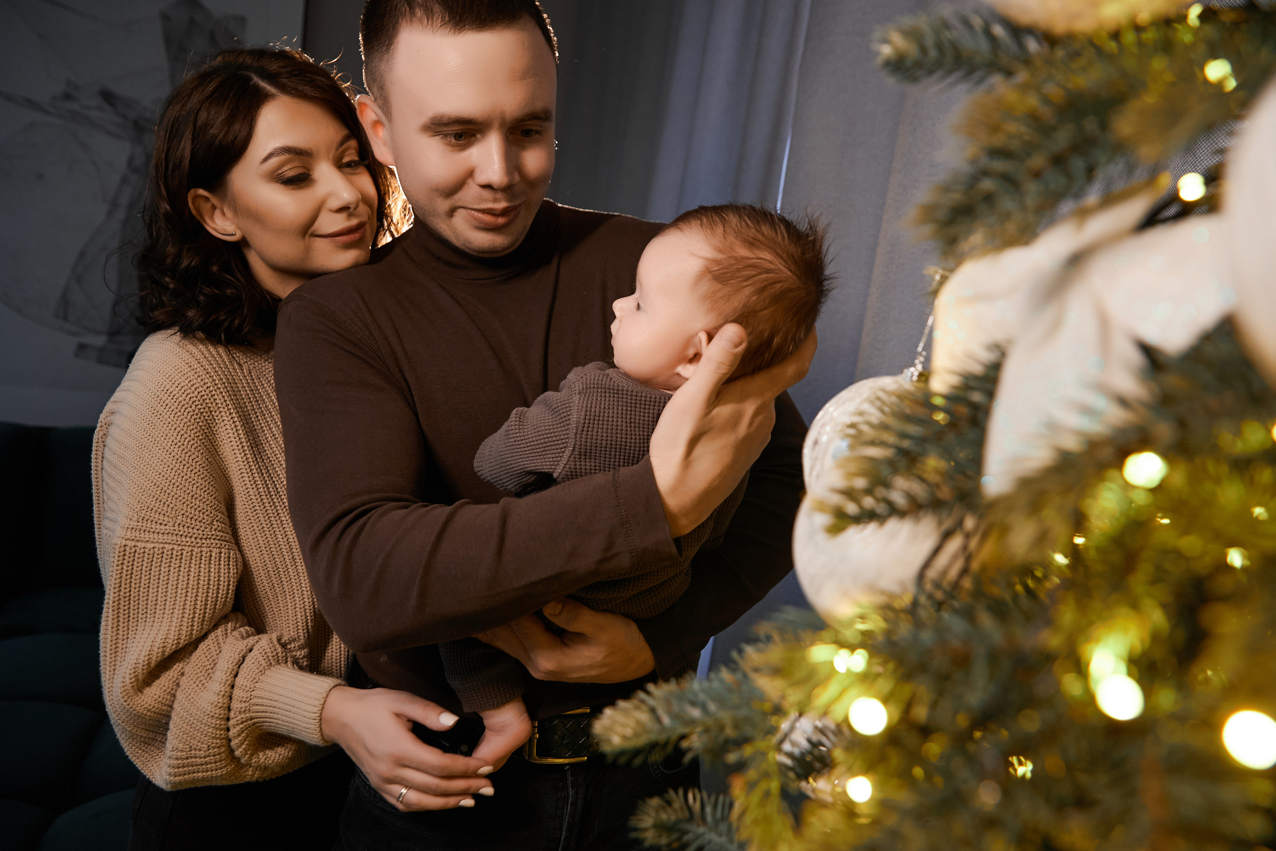 Ваня, Таня, Илья НГ. Фотограф Валентин Мельников г. Тында