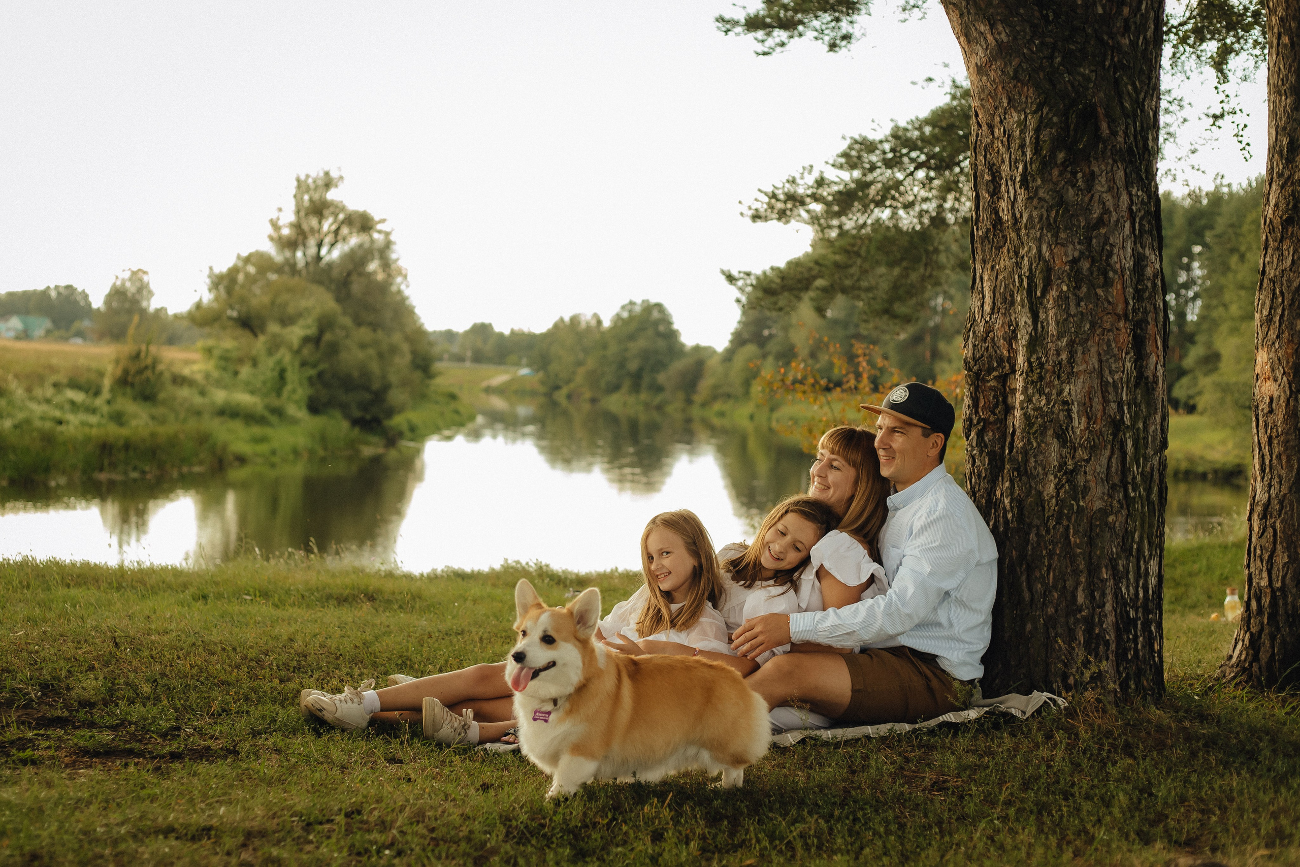 Анастасия и Роман с дочками. Семейный фотограф в Москве и Московской области Лазутина Валентина