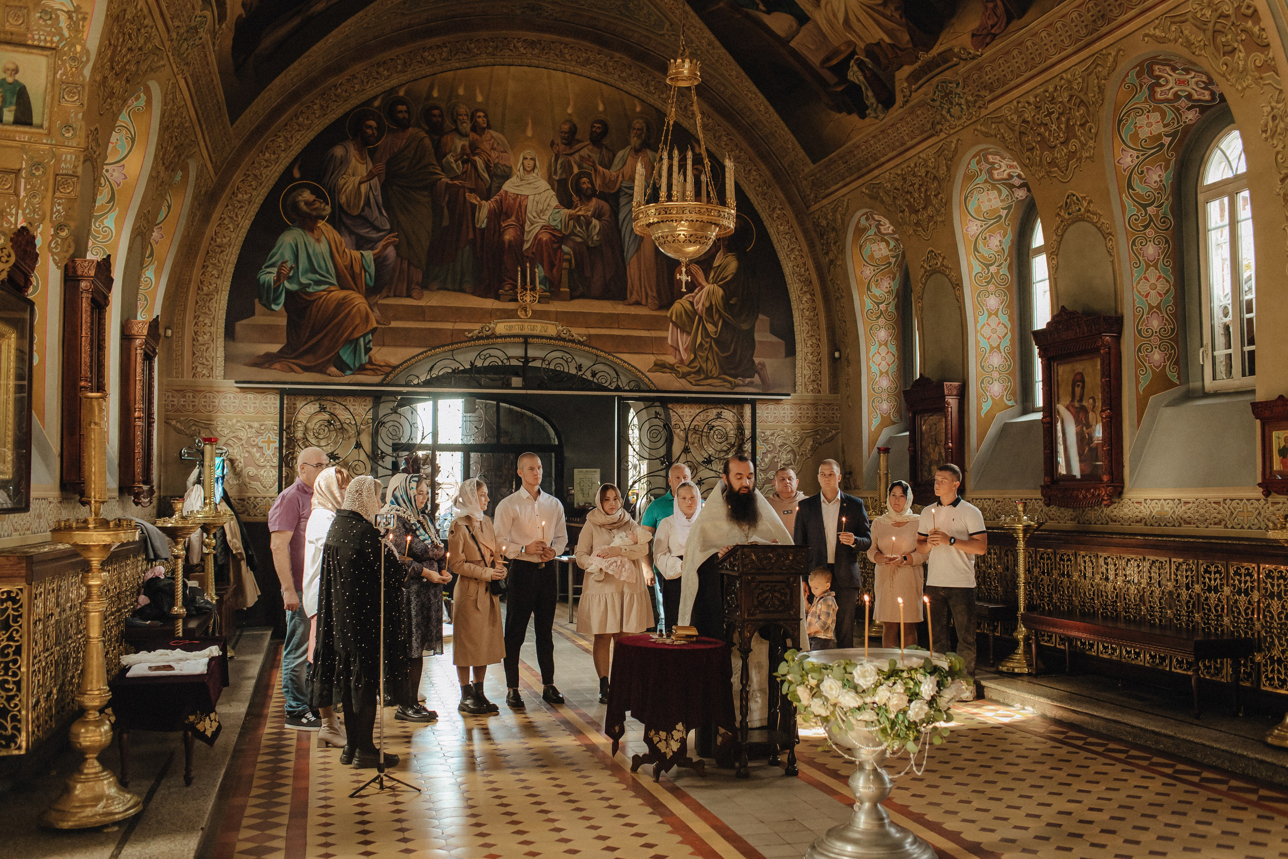 Крещение Татьяны. Семейный фотограф в Москве и Московской области Лазутина Валентина