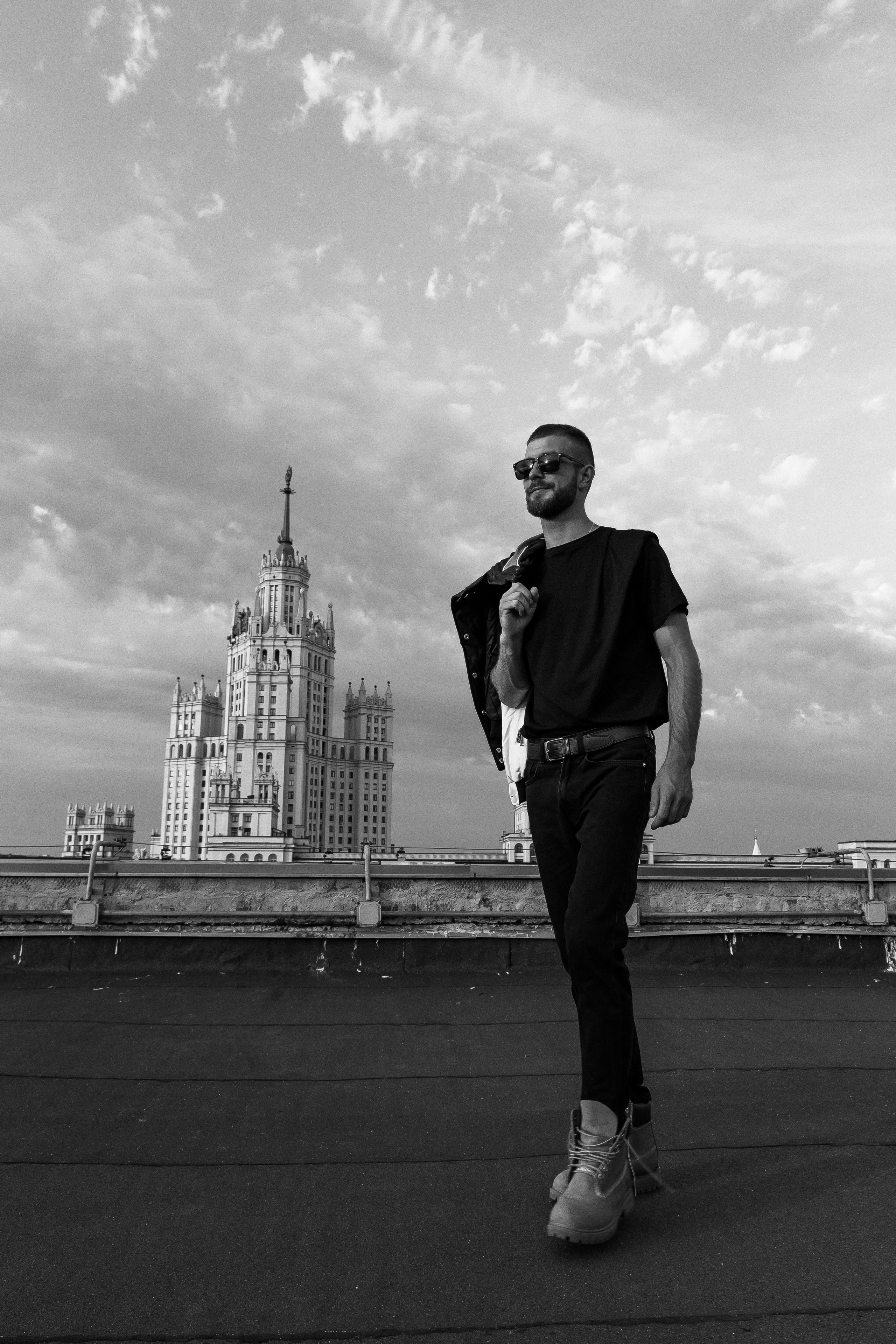 На крыше. Женский фотограф Москва, Лобня