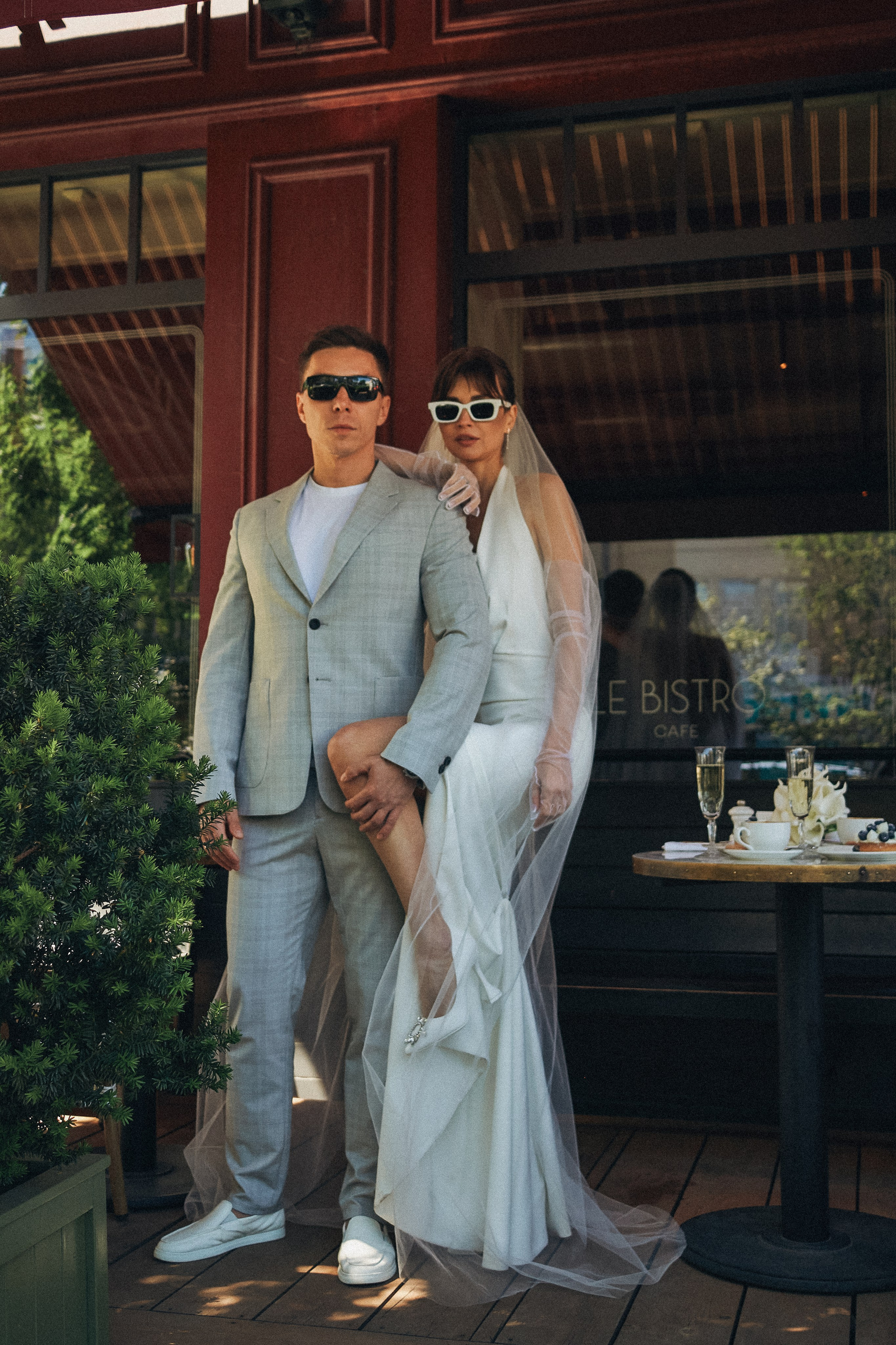 Крутая съемка свадьбы.