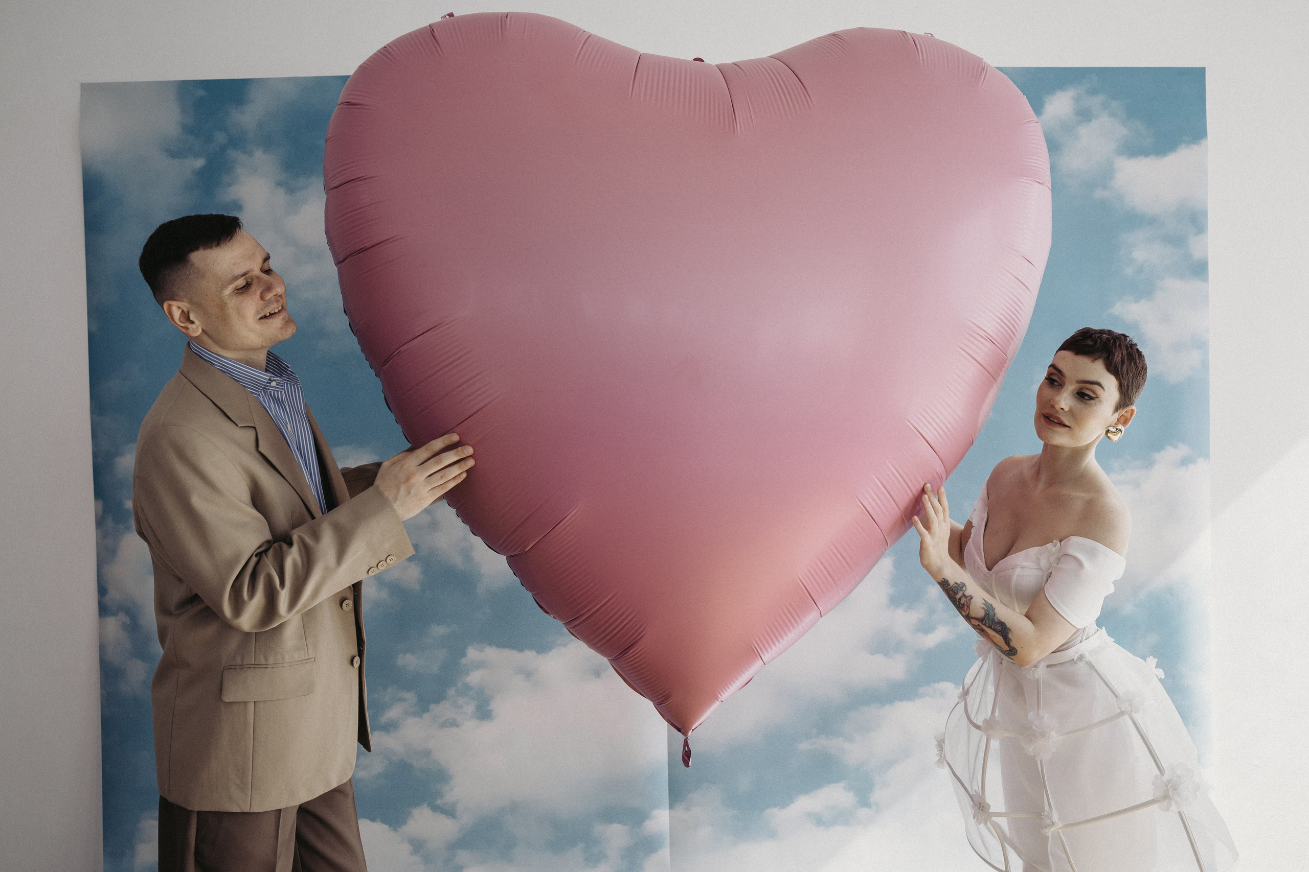 Творческая свадебная фотосессия в Гомеле