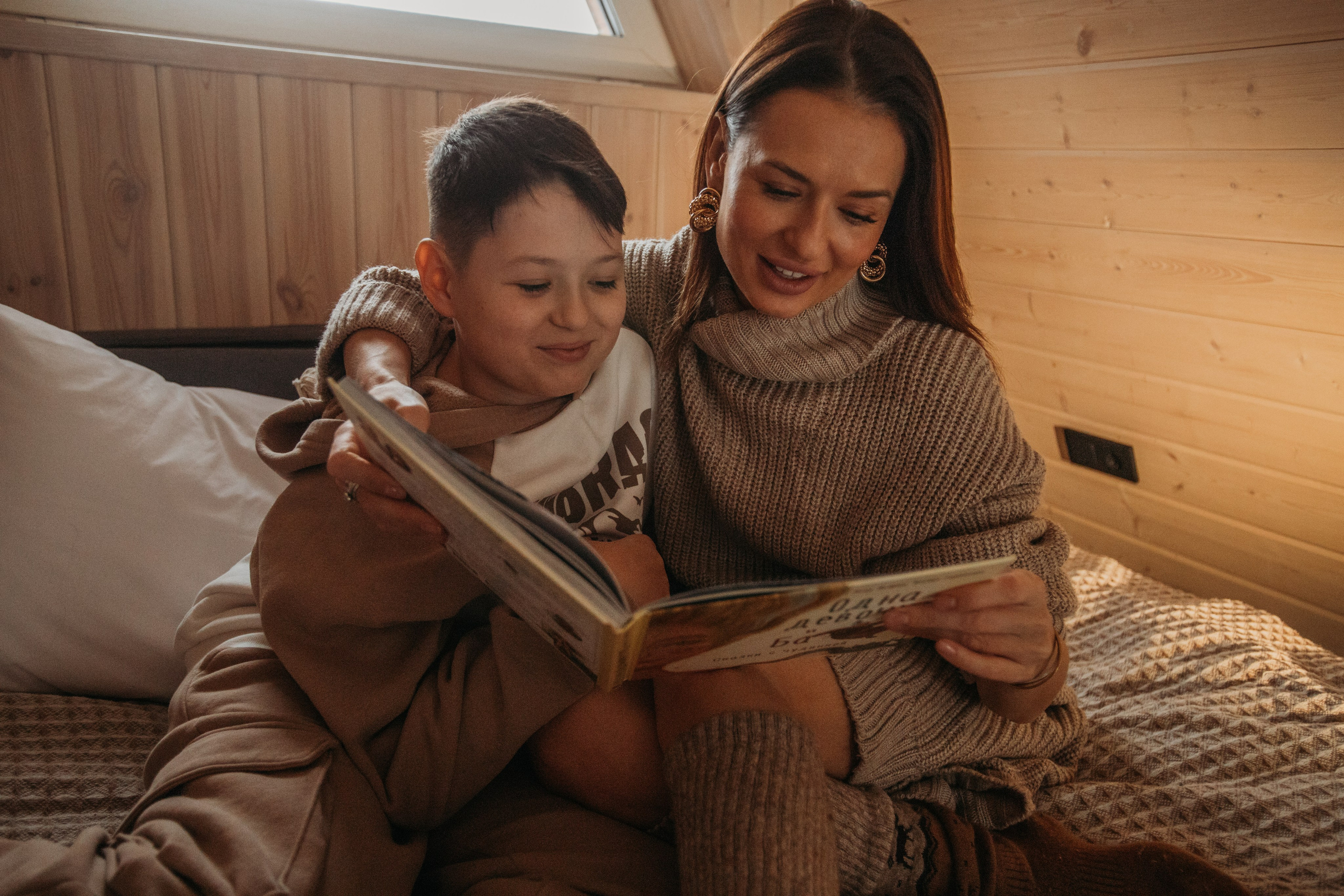 Новогодняя съемка в домике, для семьи Вероники. Венера Гайн. Репортажный фотограф  Тюмень. Обучение фотографии с 0