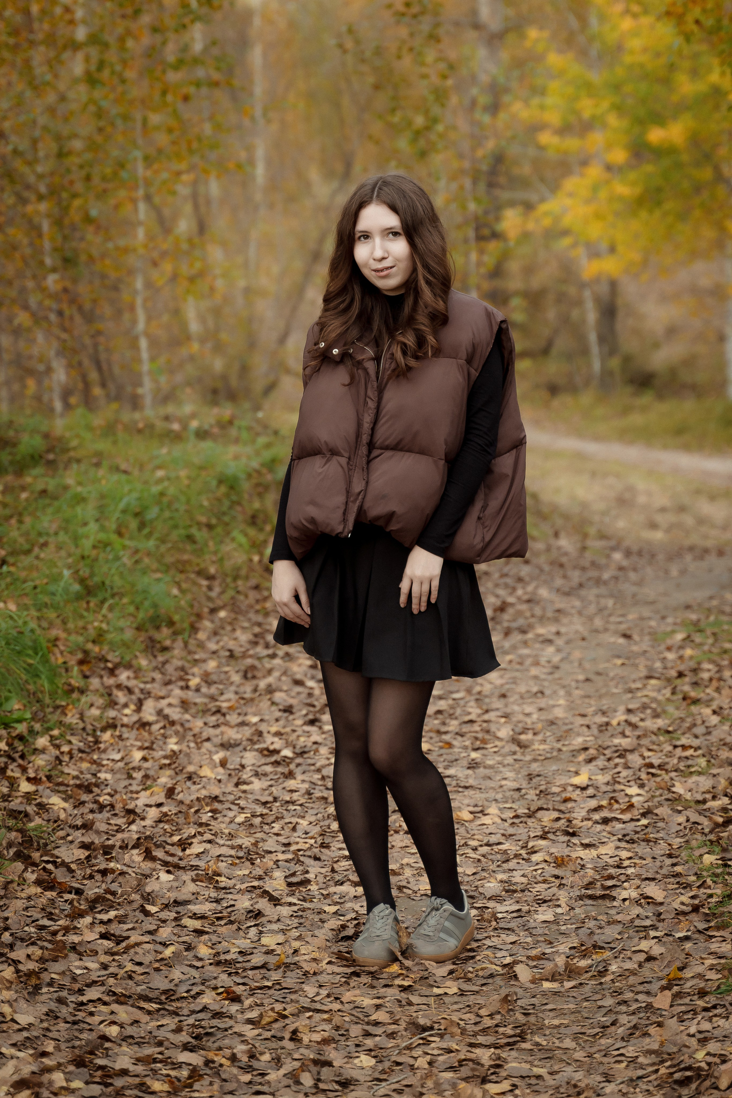 Фотосессия осенью в парке. 11 класс. Фотограф Ким Наталья в Красноярске