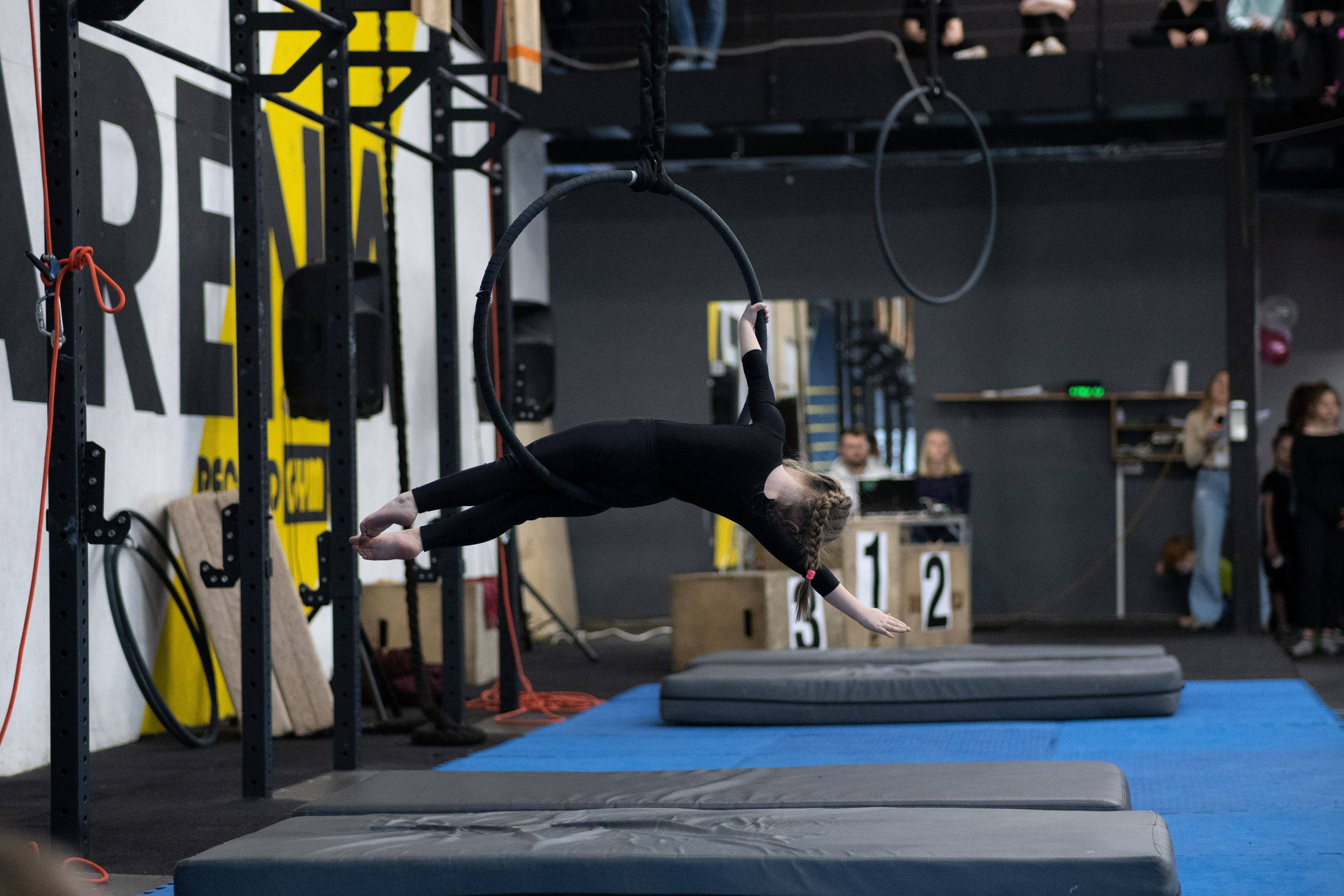 Внутриклубные соревнования по воздушной гимнастике 02.04.23