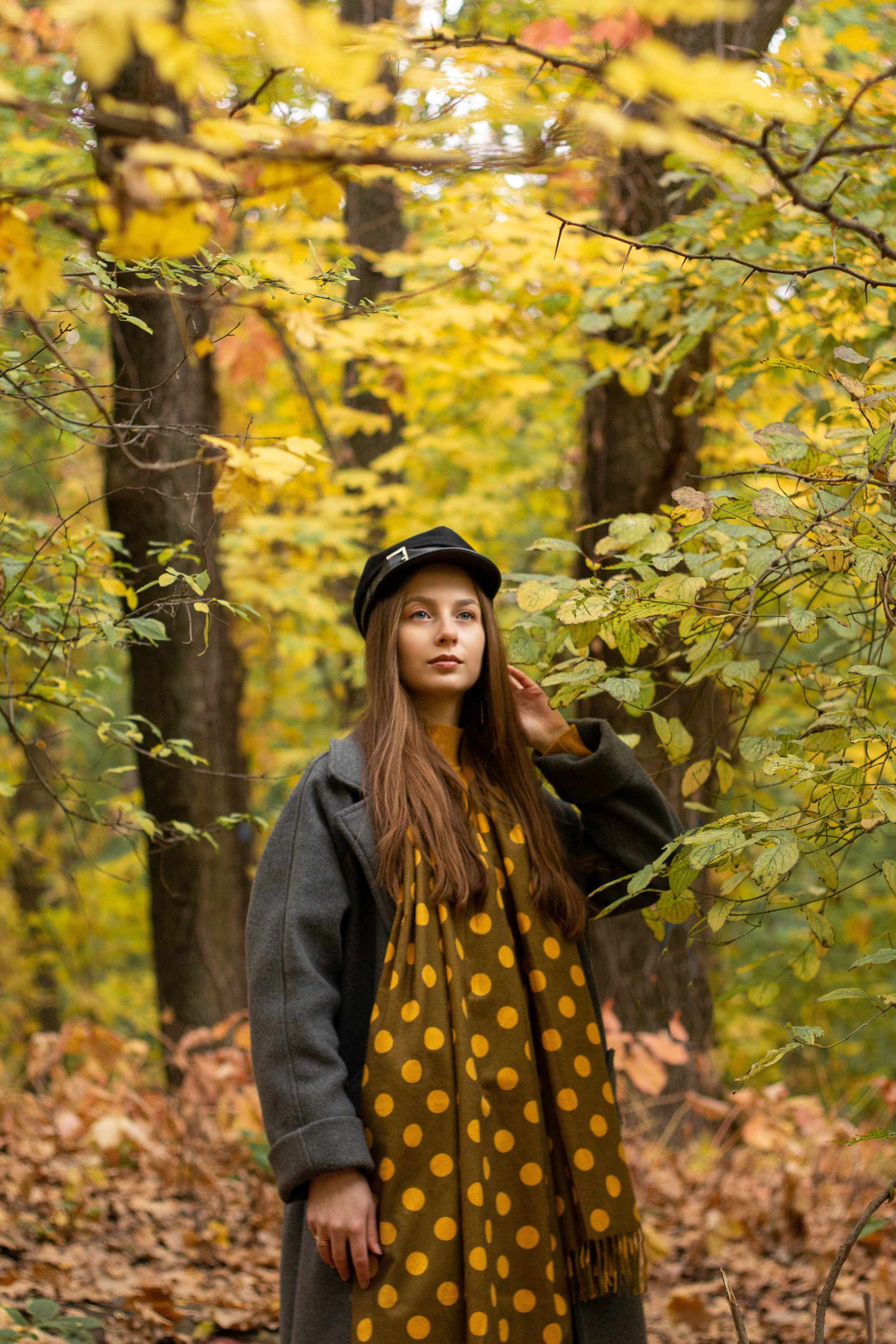 Екатерина осенью в роще. Нечехова Виктория