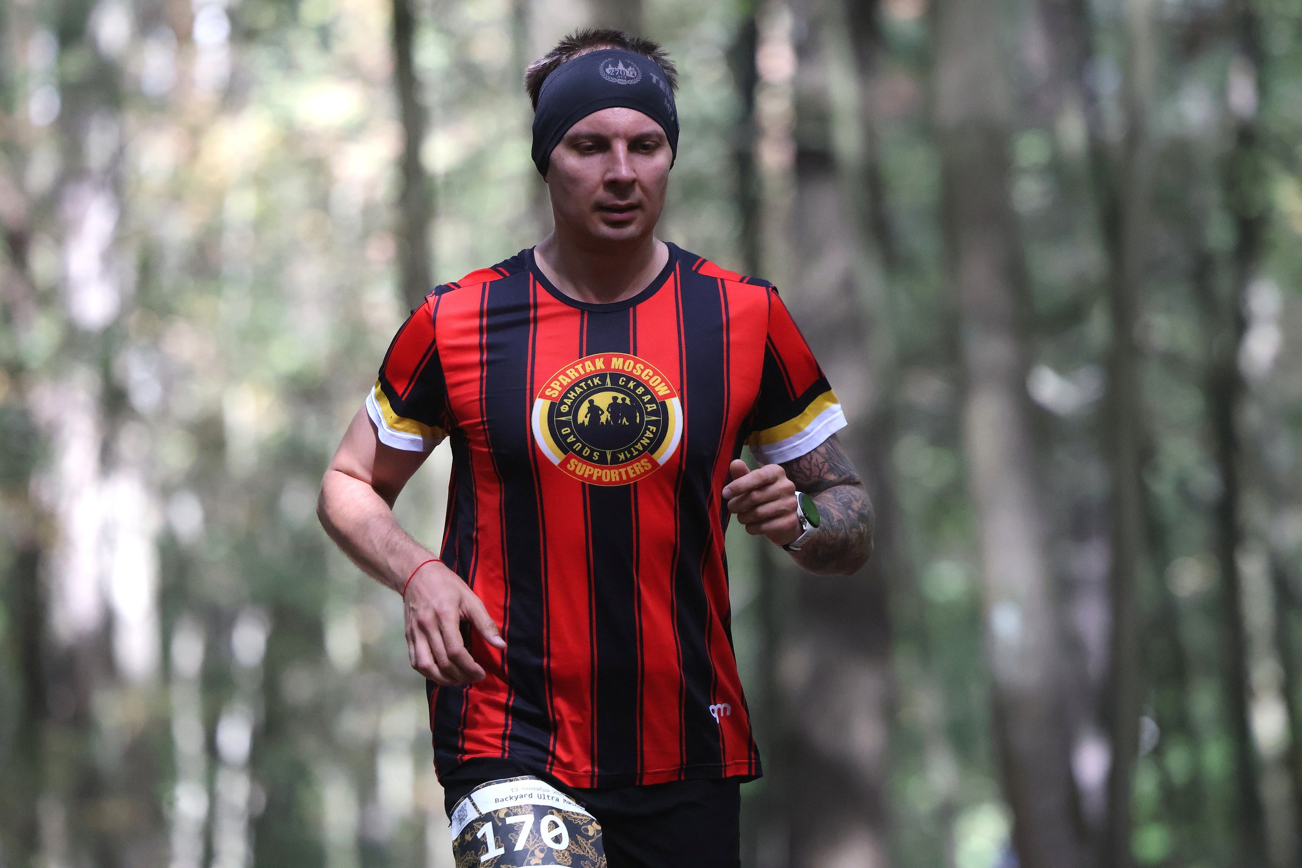 Участник Backyard Ultra Moscow