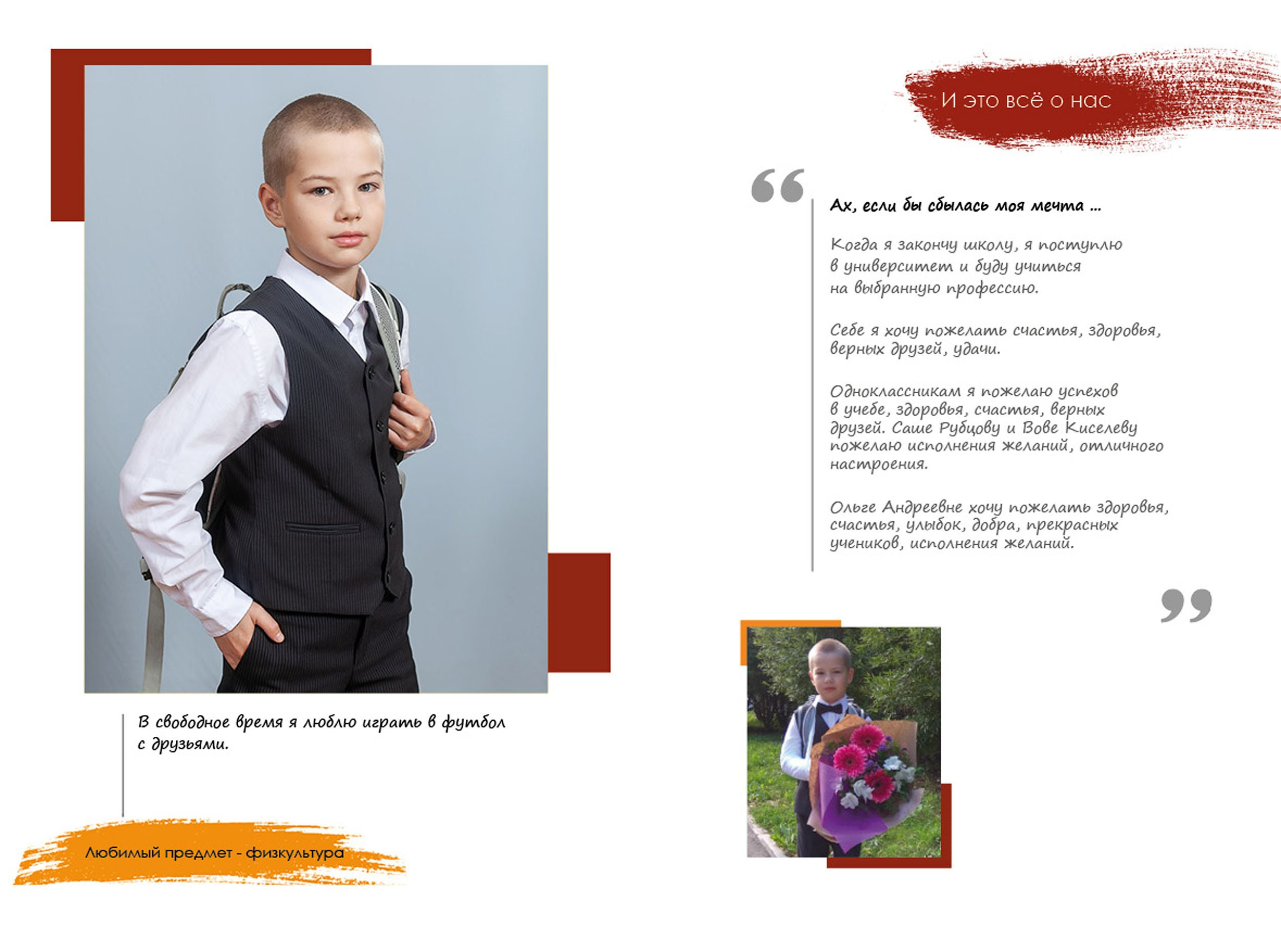 Выпускной альбом для выпускников 4 класса в Вологде