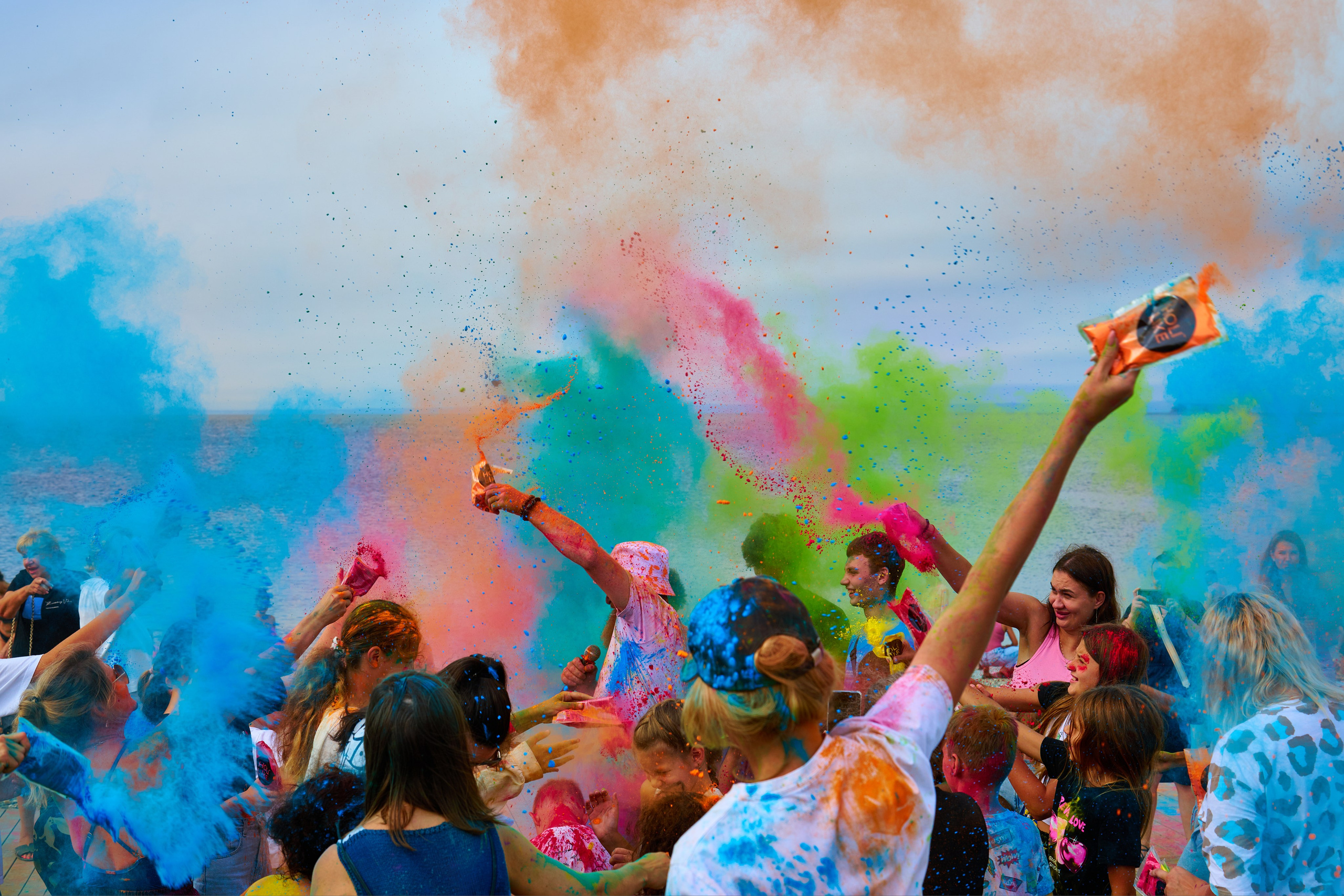 Фестиваль красок Холи. Профессиональный репортажный фотограф Инесса Иминова