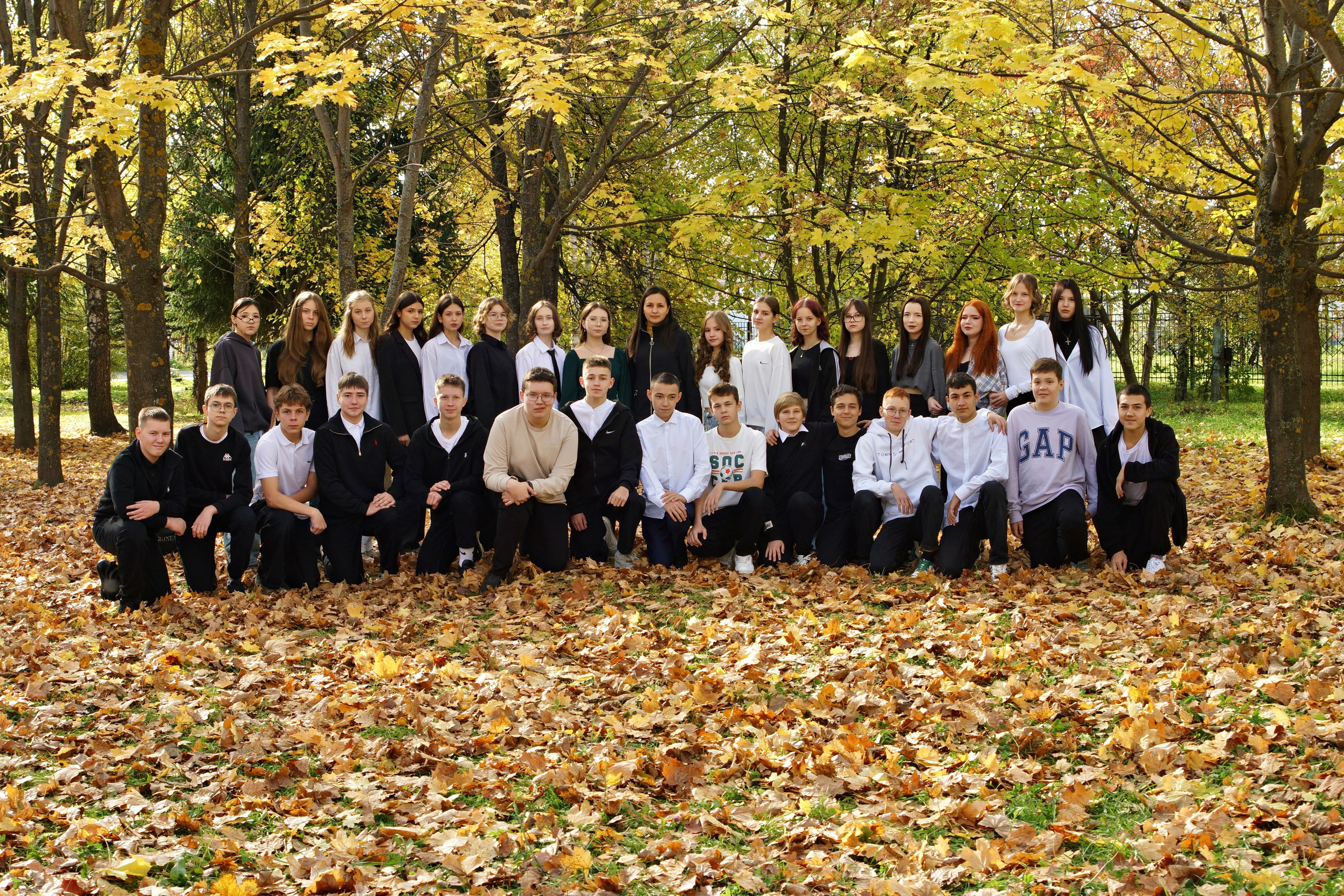 Осенняя фотосессия в школе г. Йошкар-Ола