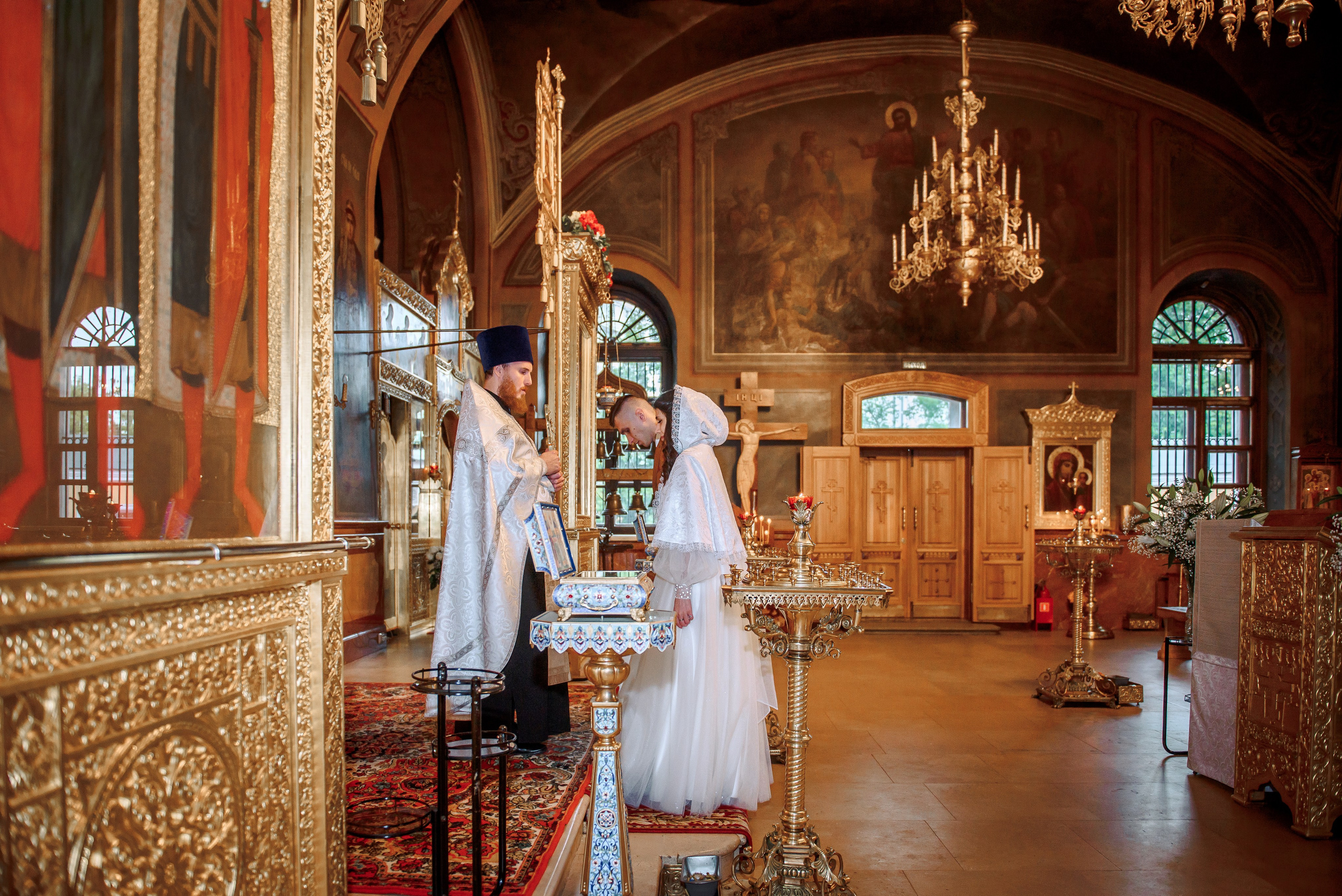 Венчание в Храме Бориса и Глеба в Дегунино. Свадебный и семейный фотограф в Москве Юлия Винник