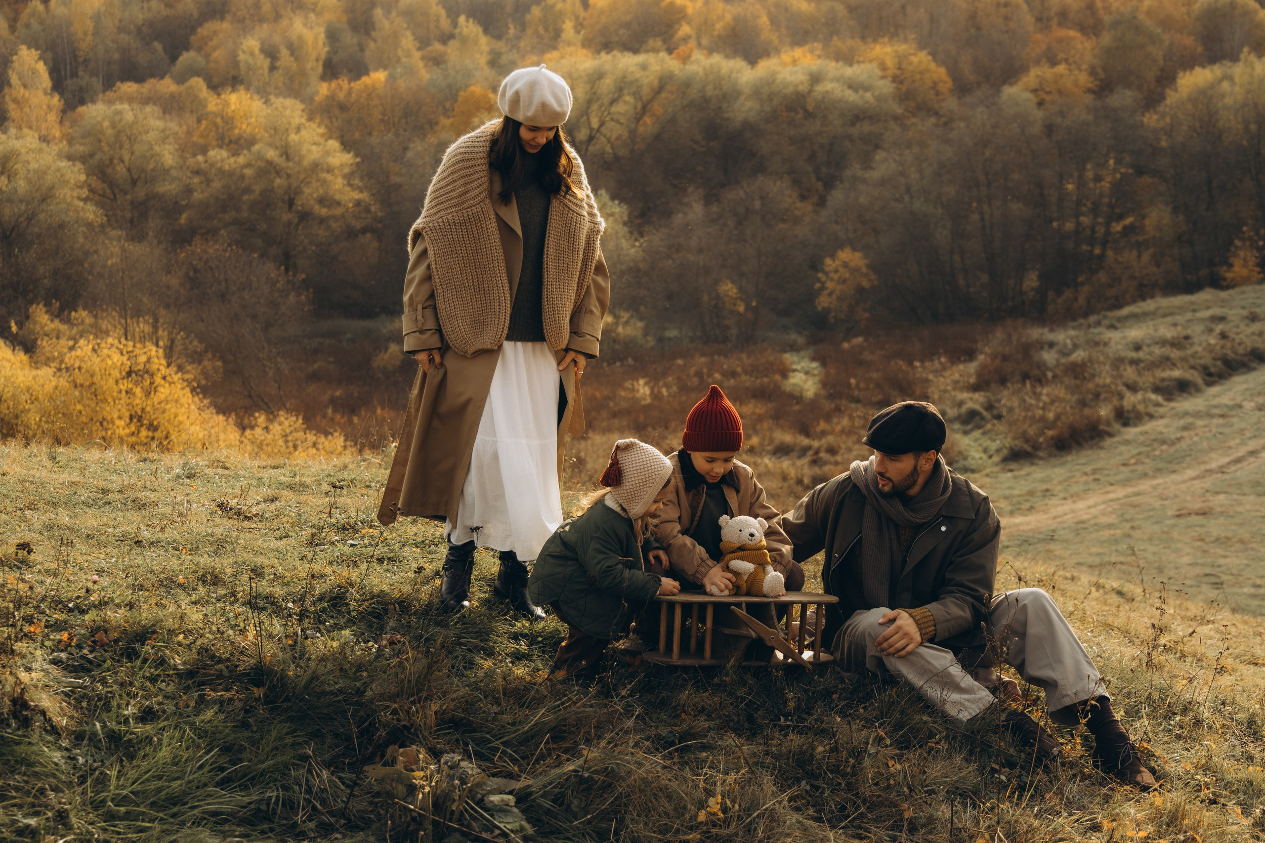 Теплая осенняя история. Семейный фотограф в Москве Лоншакова Кристина
