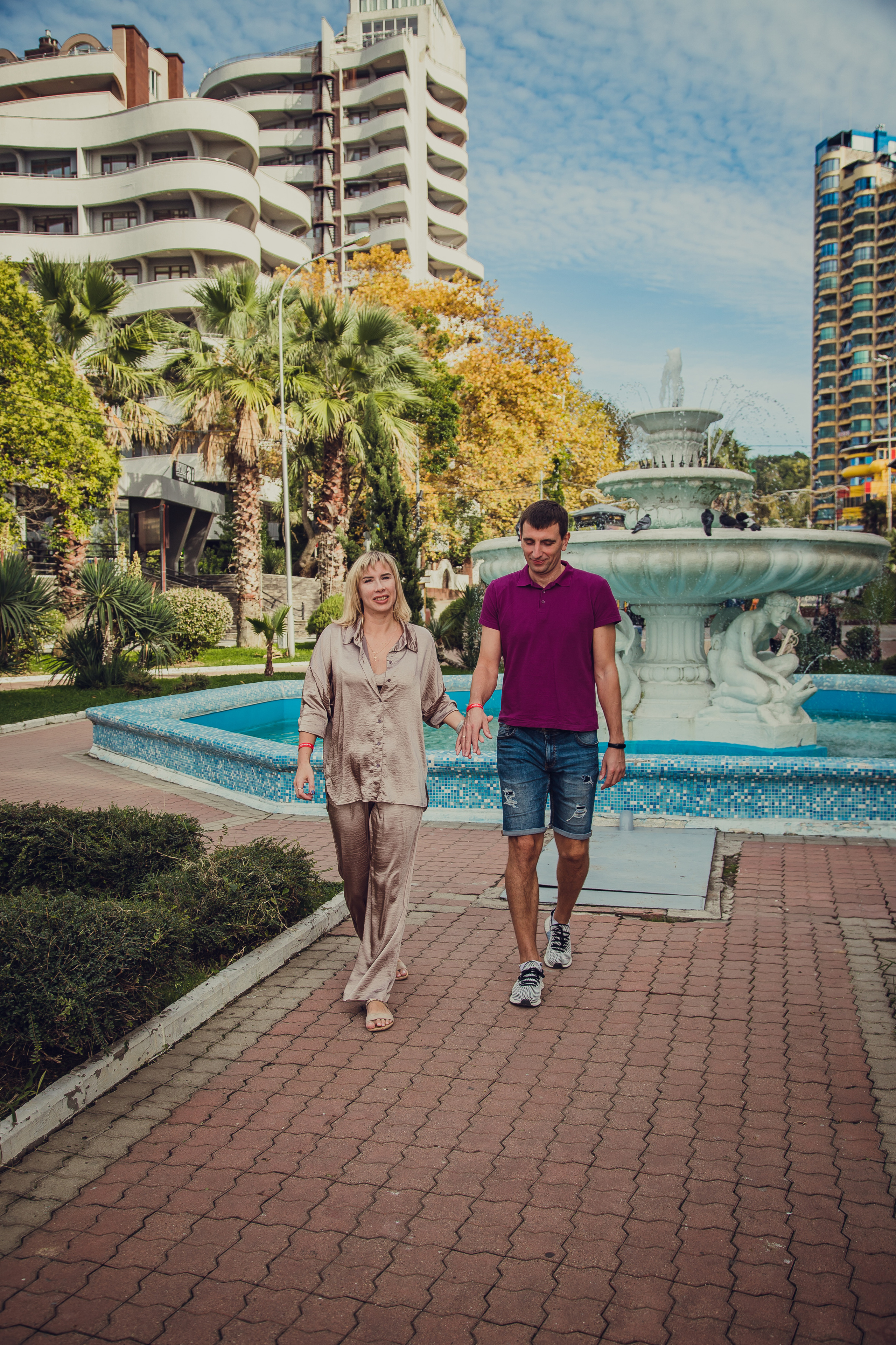 Тёплая прогулка по Солнечному пляжу. Фотограф Сочи, Адлер, Красная Поляна — Вероника Радченко