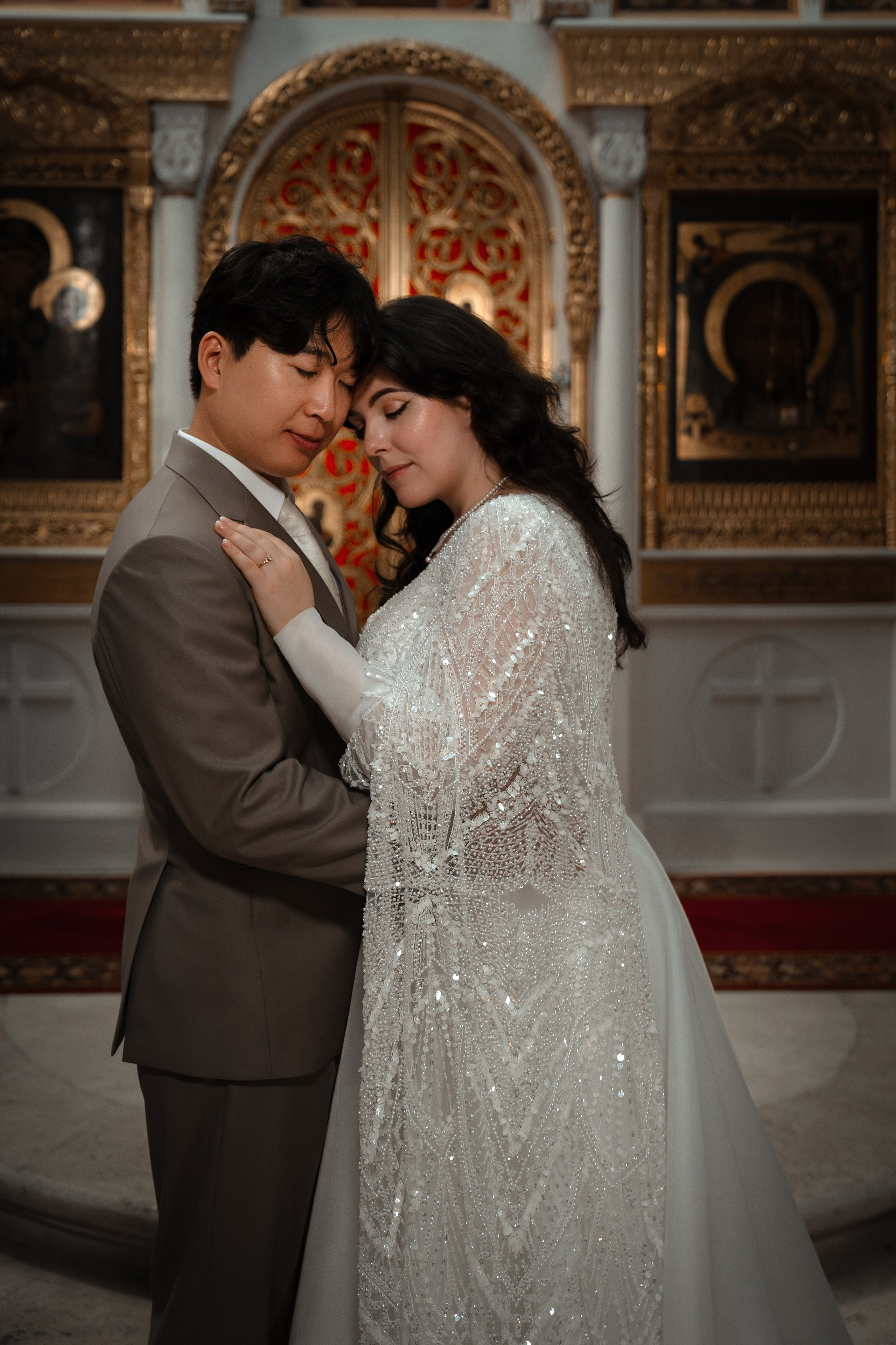 Венчание Марии и Ивана. Фото- и видеосъёмка крещения и венчания. Фотограф на крещение Москва