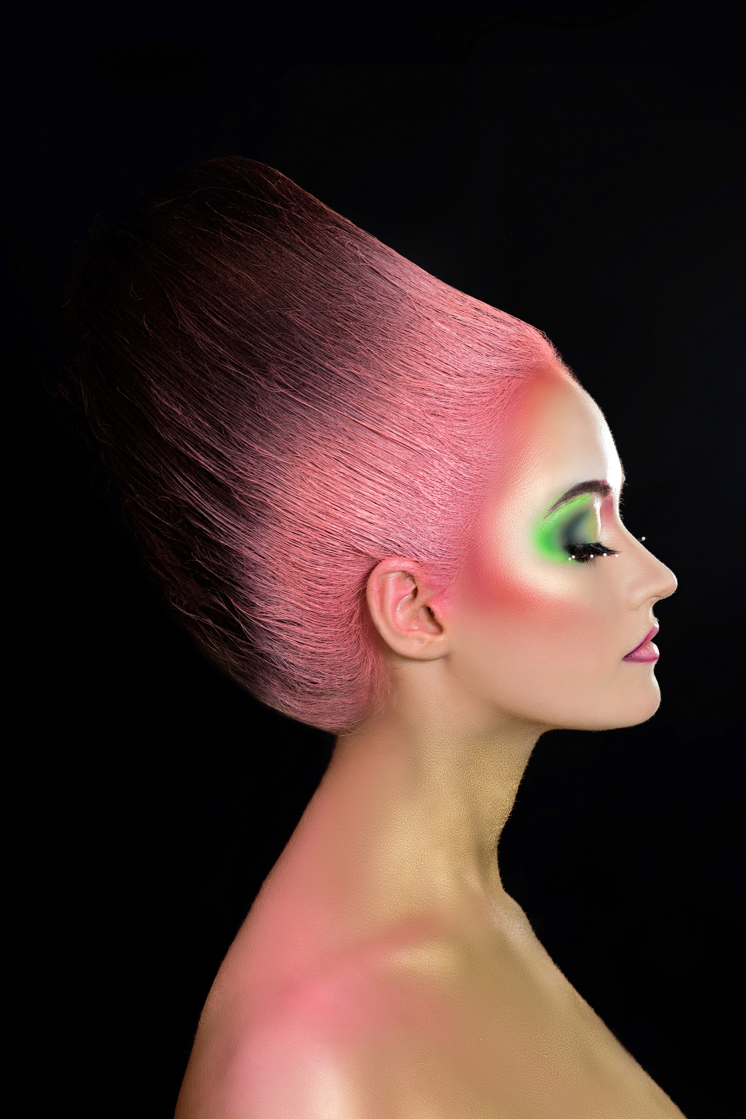 Съёмка для Чемпионата по визажу и парикмахерскому искусству, визажист Инна Воронцова. Татьяна Мирзоян