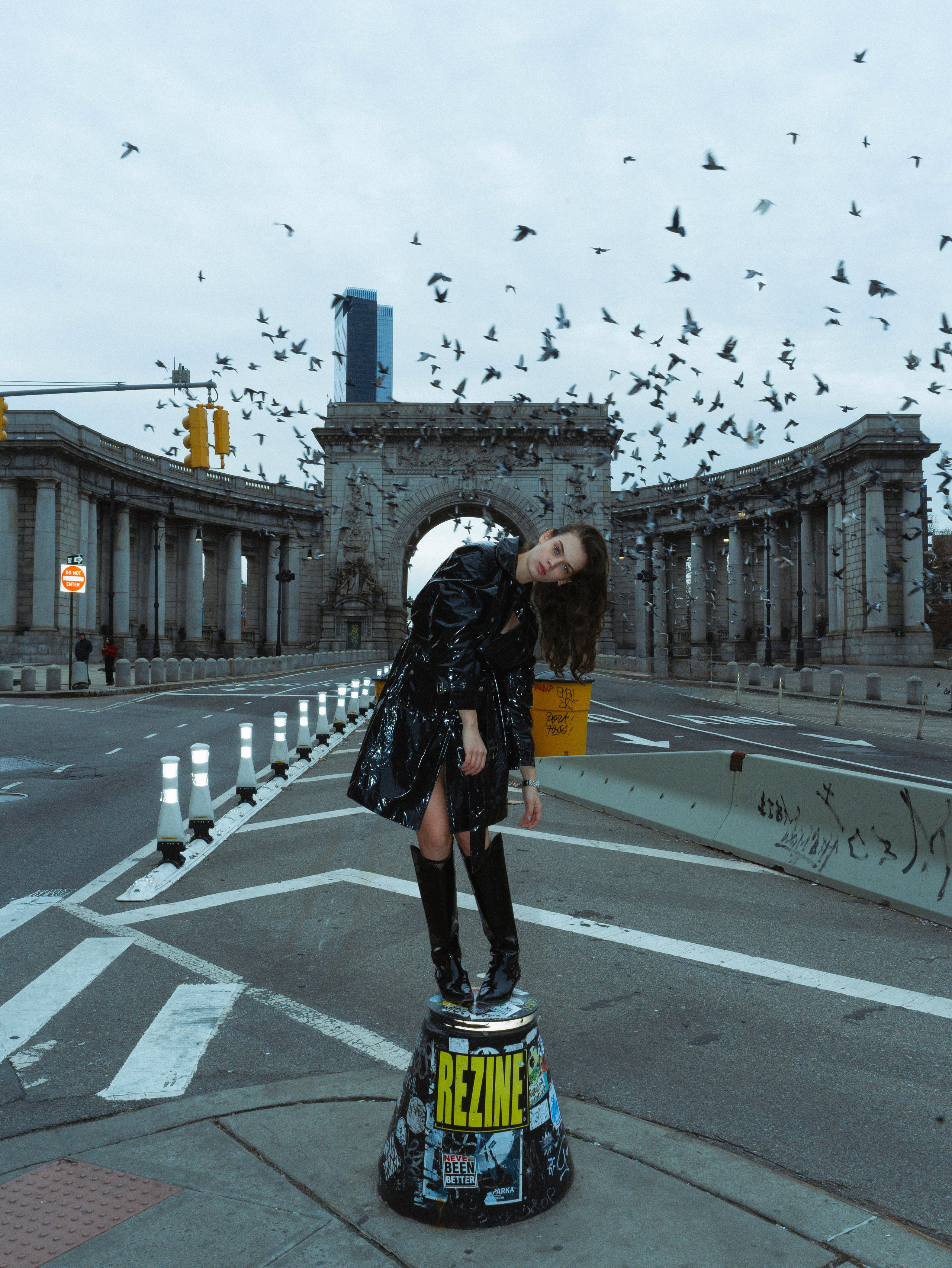 Street Photoshoot. Portrait and food photographer Sergei Sterling