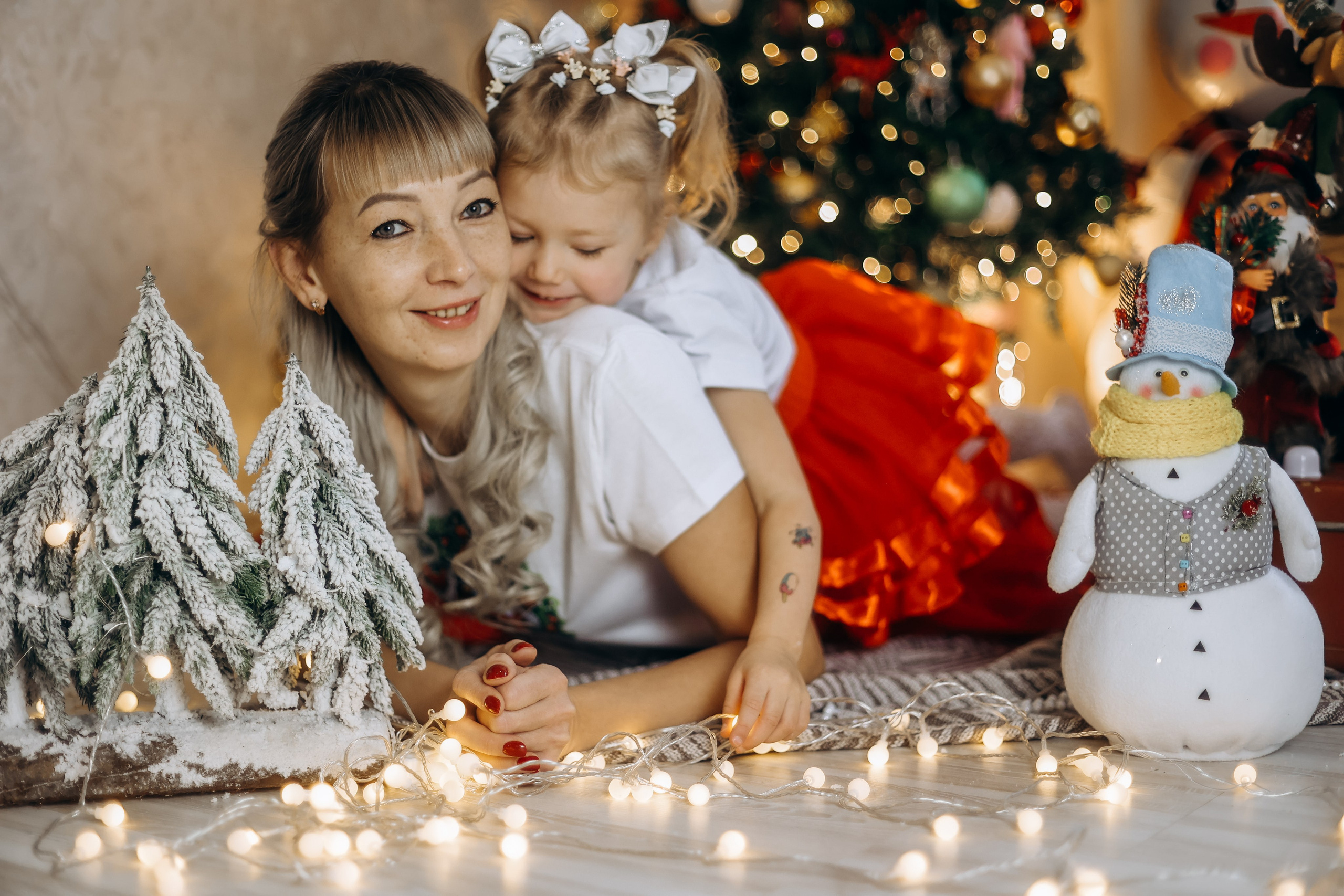Новогодняя история Светланы и Даши. Детский и Семейный фотограф Елена Карпушина