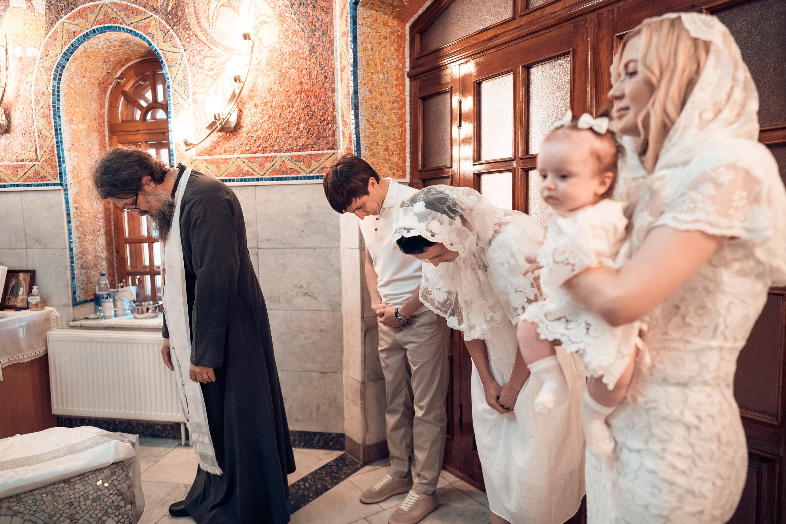 Крещение в Свято-Троицком монастыре Симферополь. Церковный фотограф Севастополь