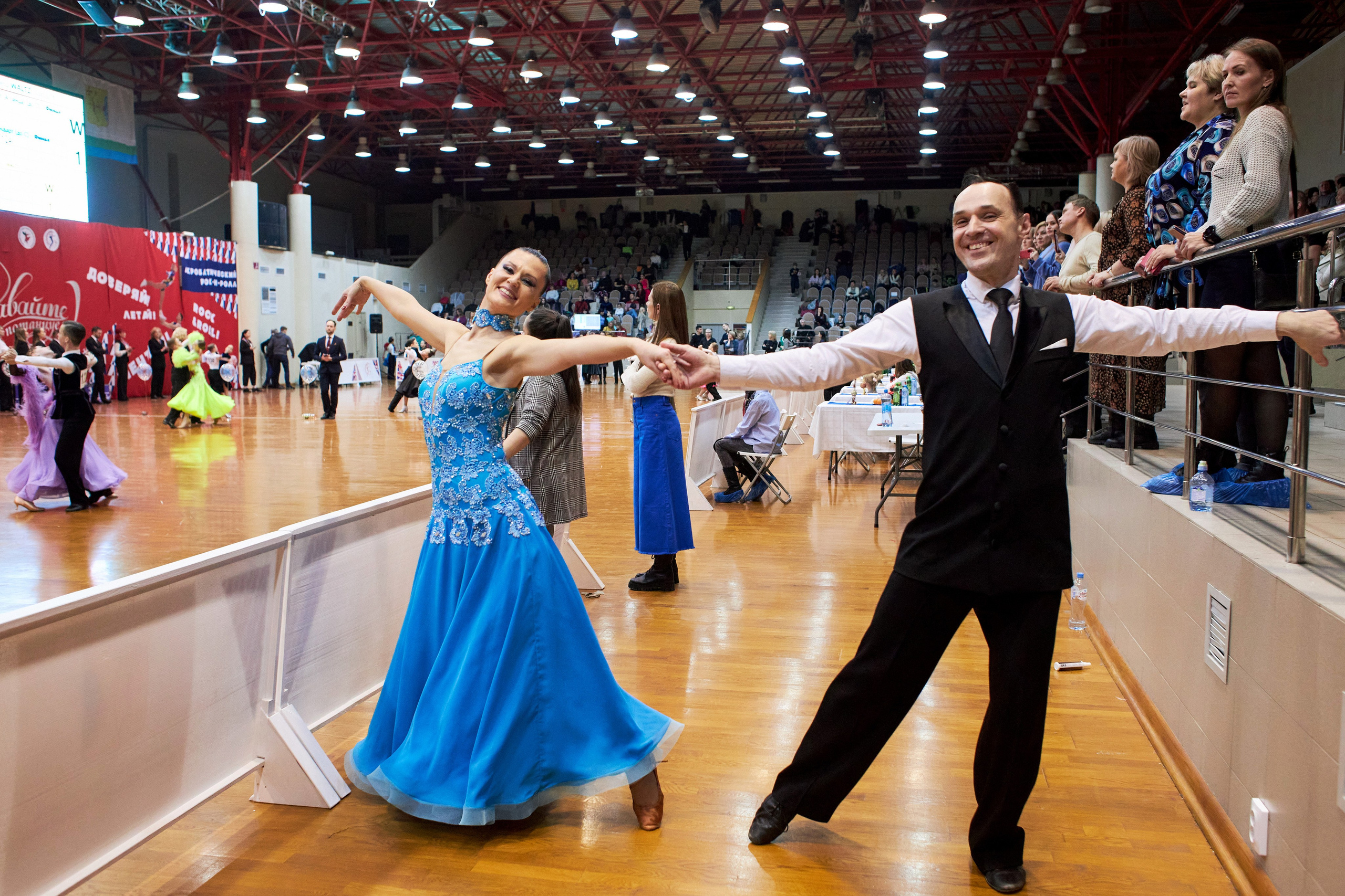 Спортивный бальные танцы. Фотограф Алексей Яковлев