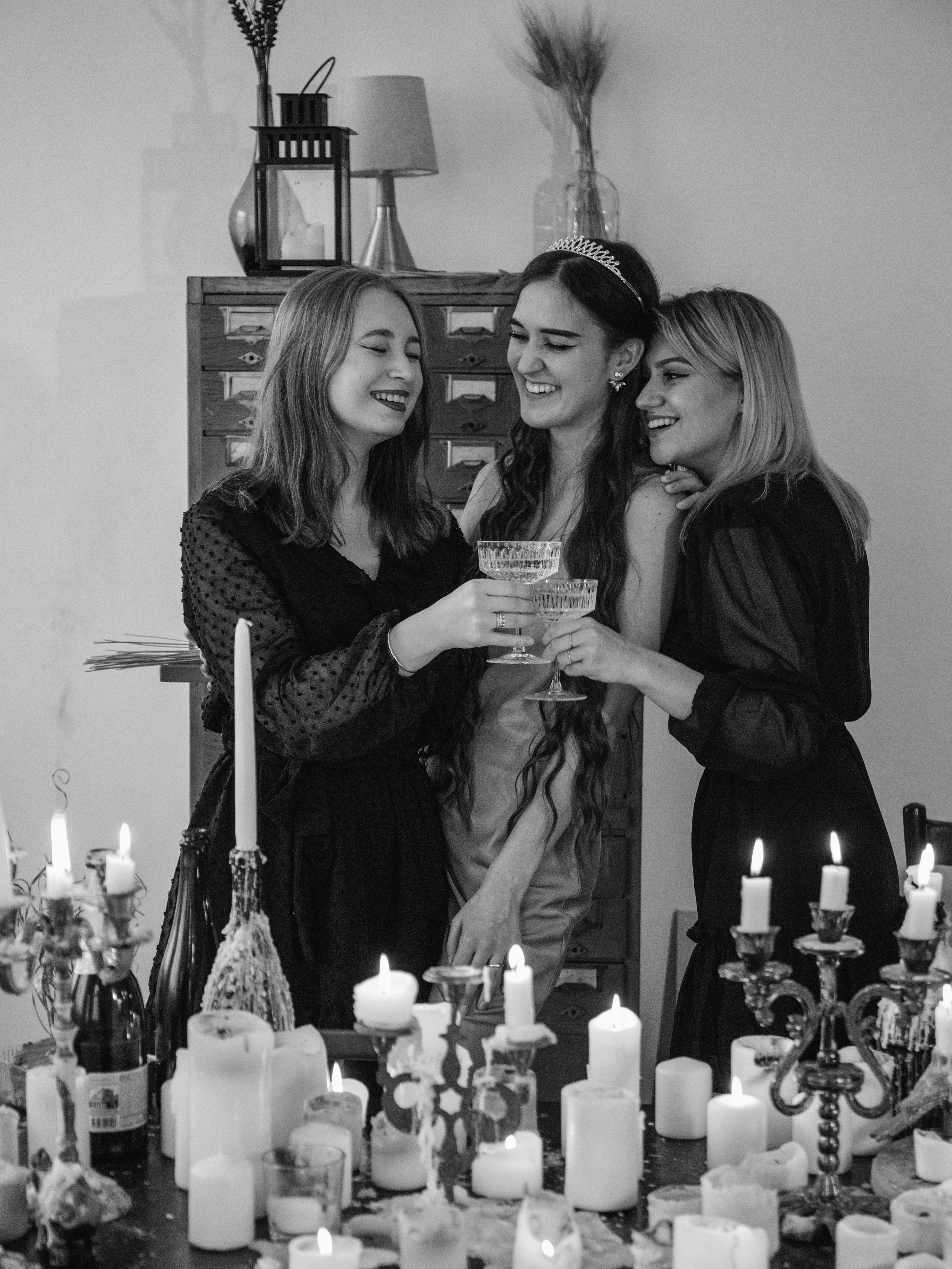 Девичник в фотостудии. Свадебный и семейный фотограф в Москве Мила Широких