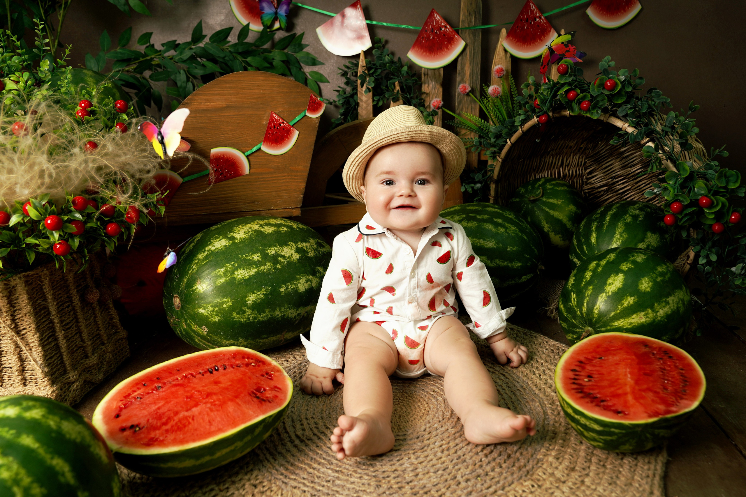 Фотопроект АРБУЗИКИ. Фотограф новорожденных, детей до года и беременных в Симферополе