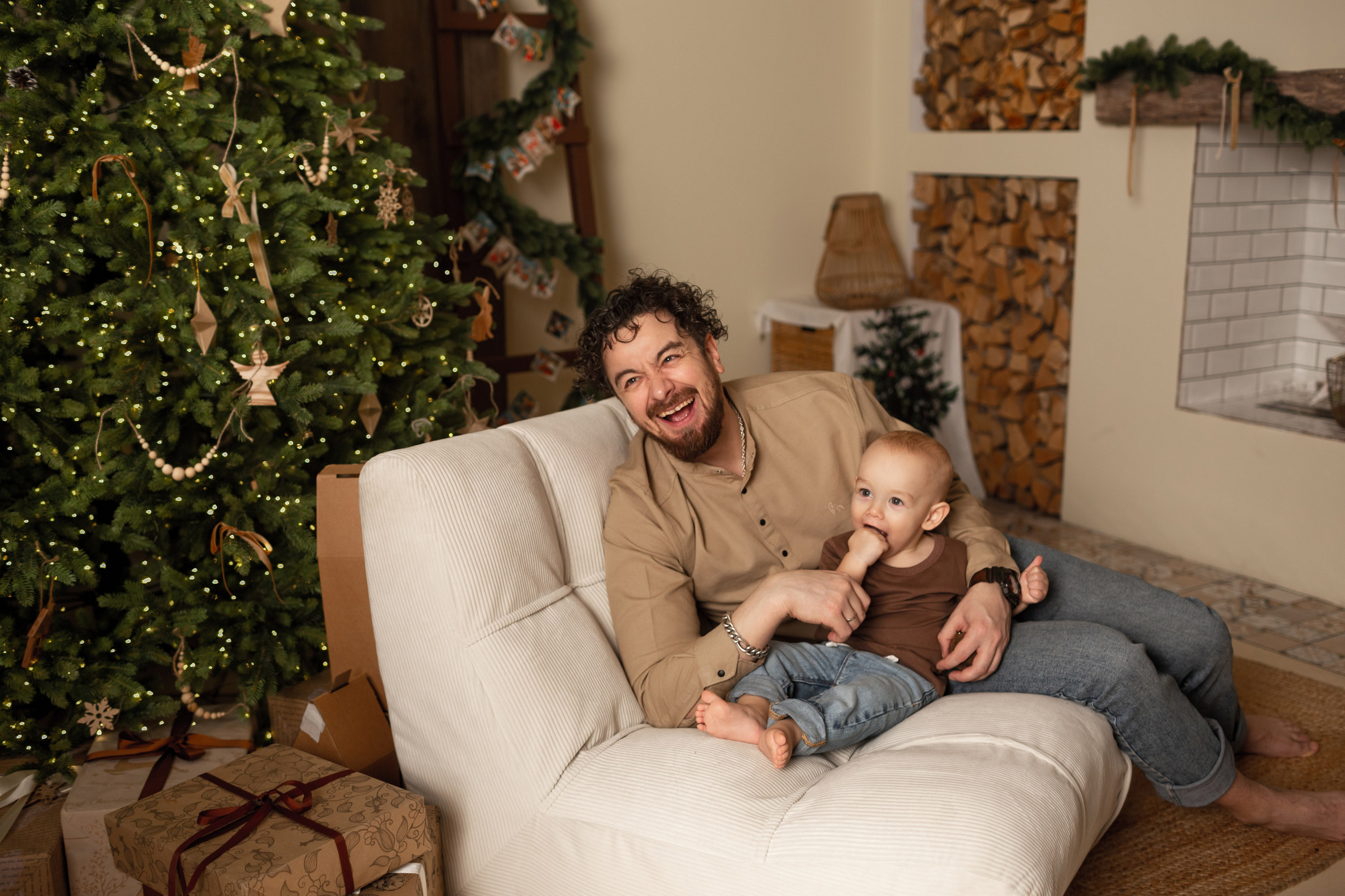 Семейная новогодняя фотосессия. Свадебный фотограф Кирилл Белый