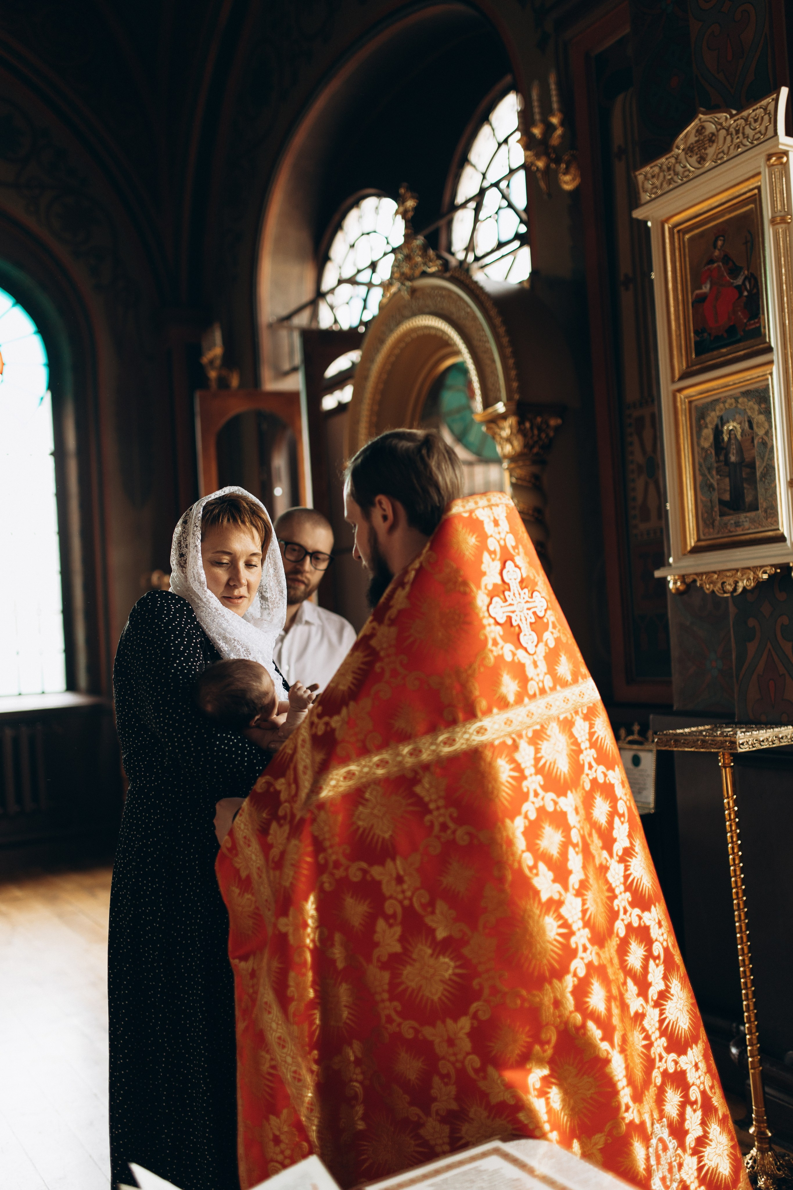 Крещение Лёвы. Самый теплый фотограф в Краснодаре Рябоконь Ксения
