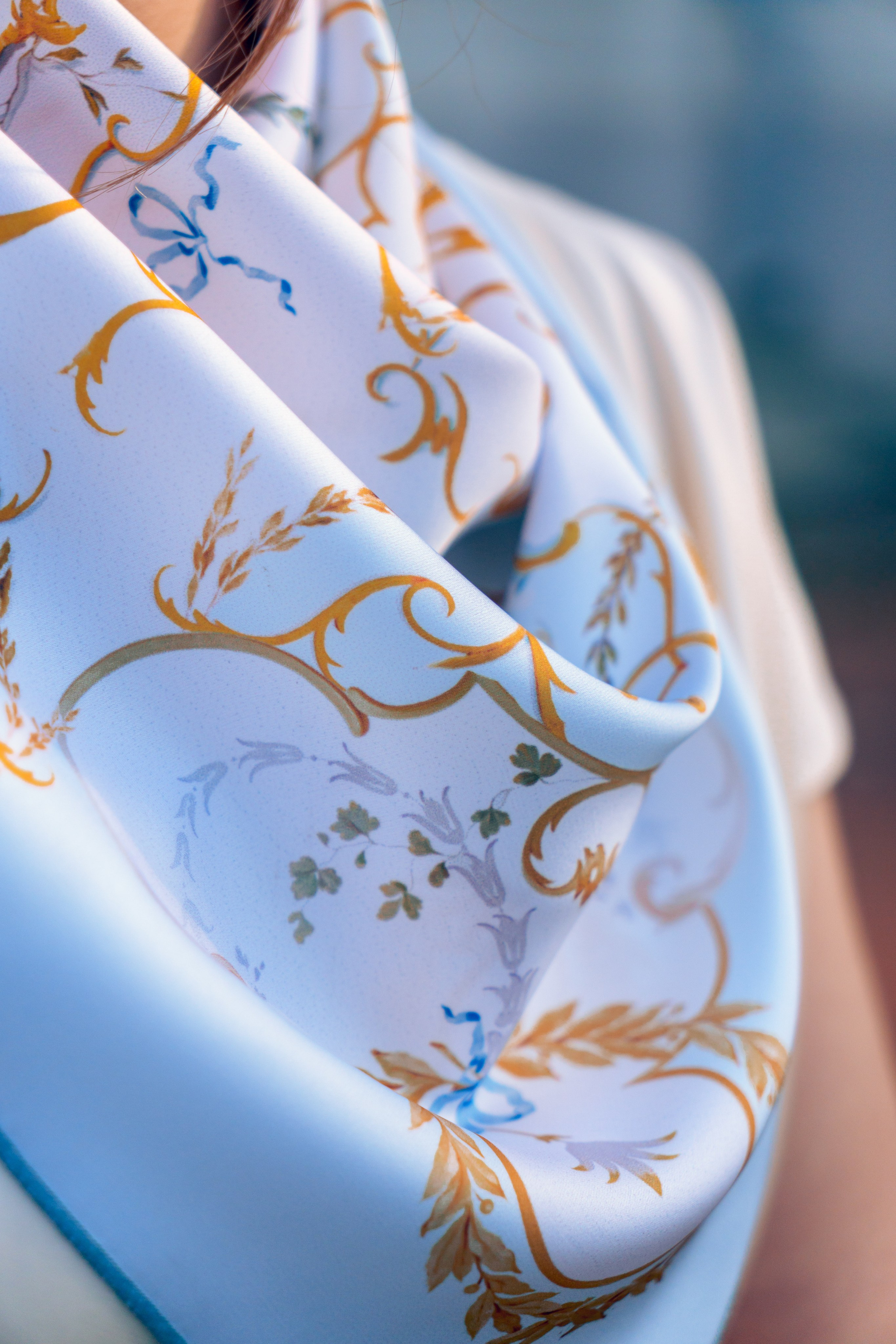 Коллекция платков Дарьи Ильичевой. Фотограф в Санкт-Петербурге Ибрагимова Алина