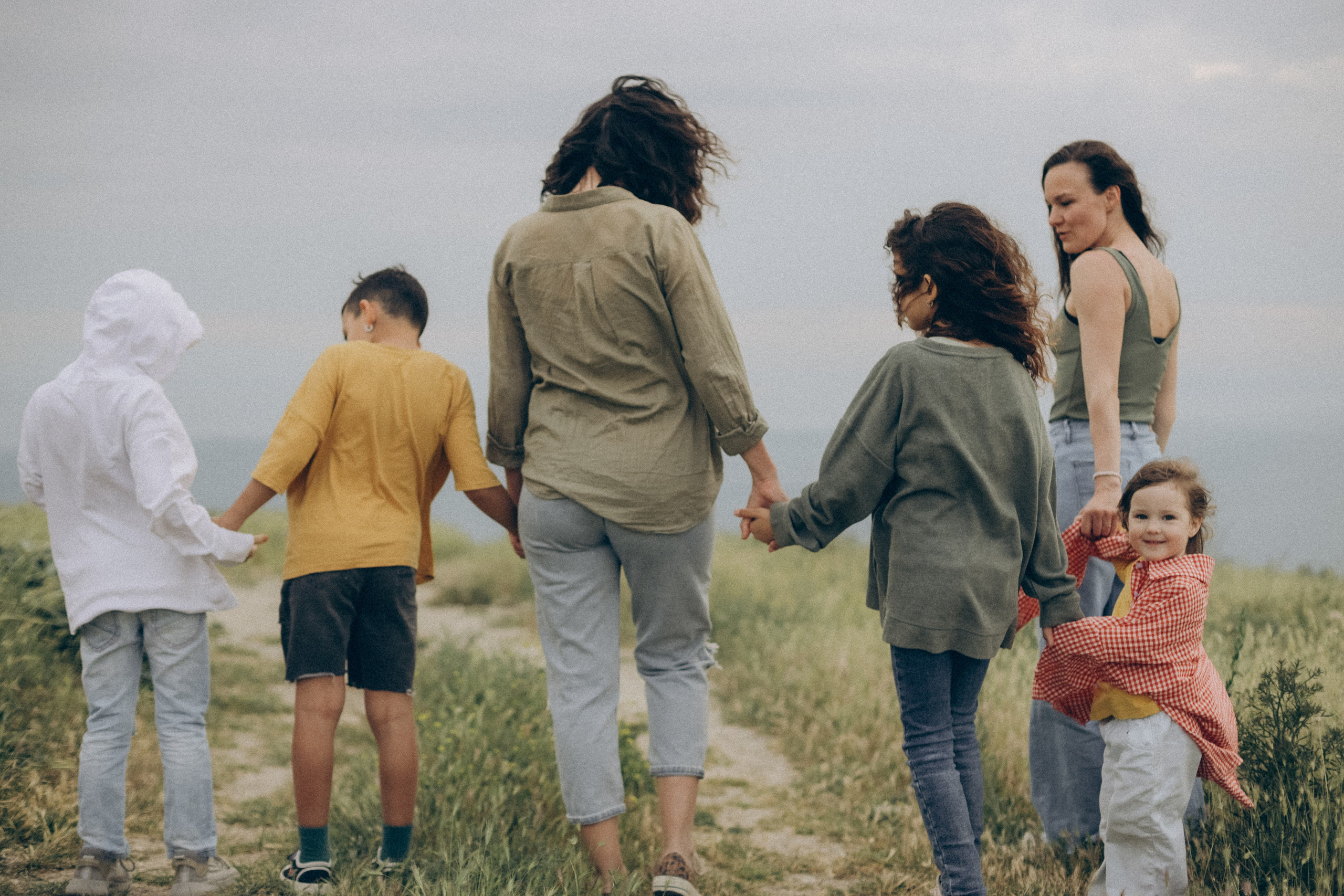 Лена, Ира, Лейла, Ника, Адам и Ария. Семейный фотограф Анапа