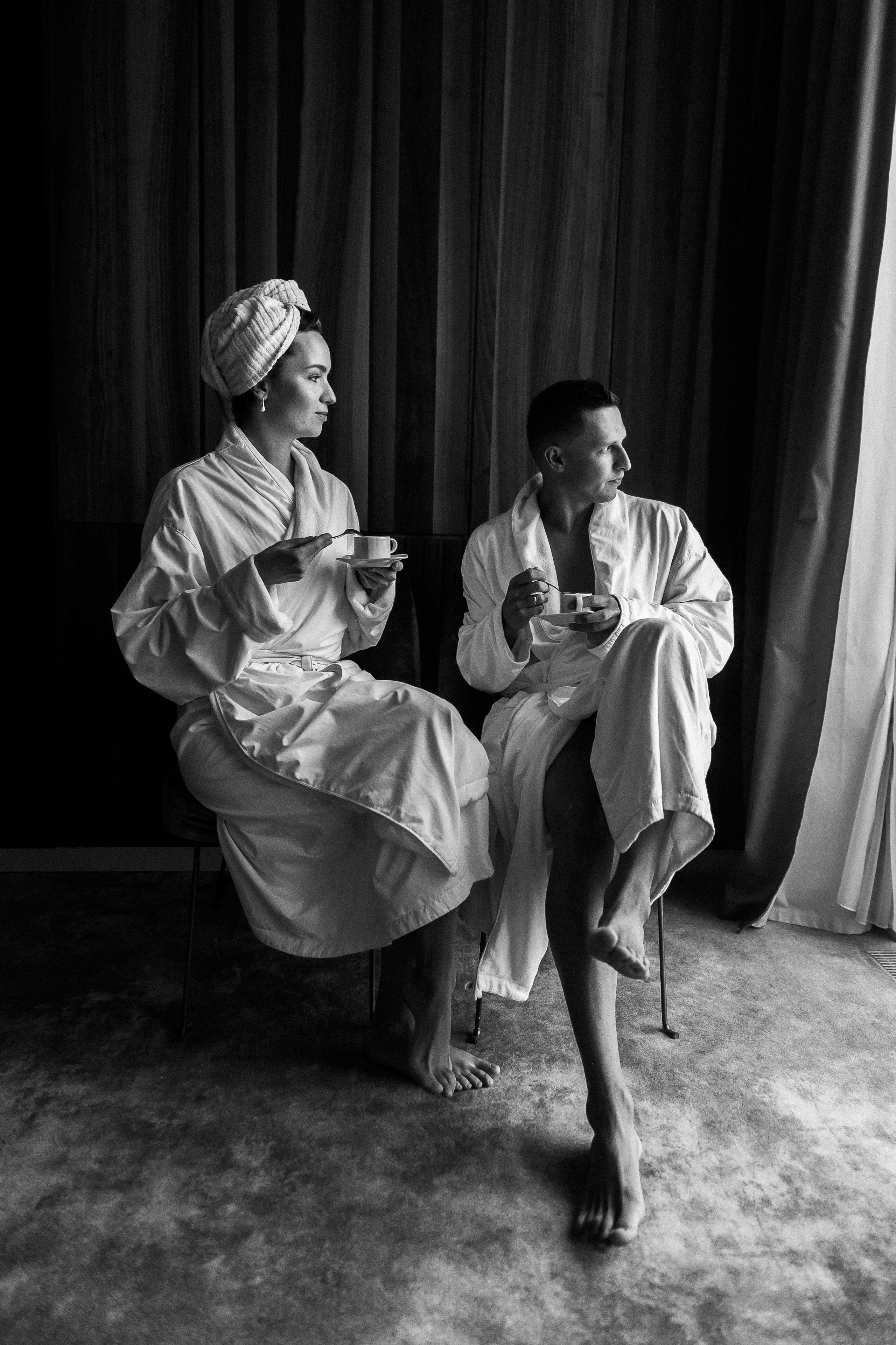 ЧБ фотографии в отеле Movenpick