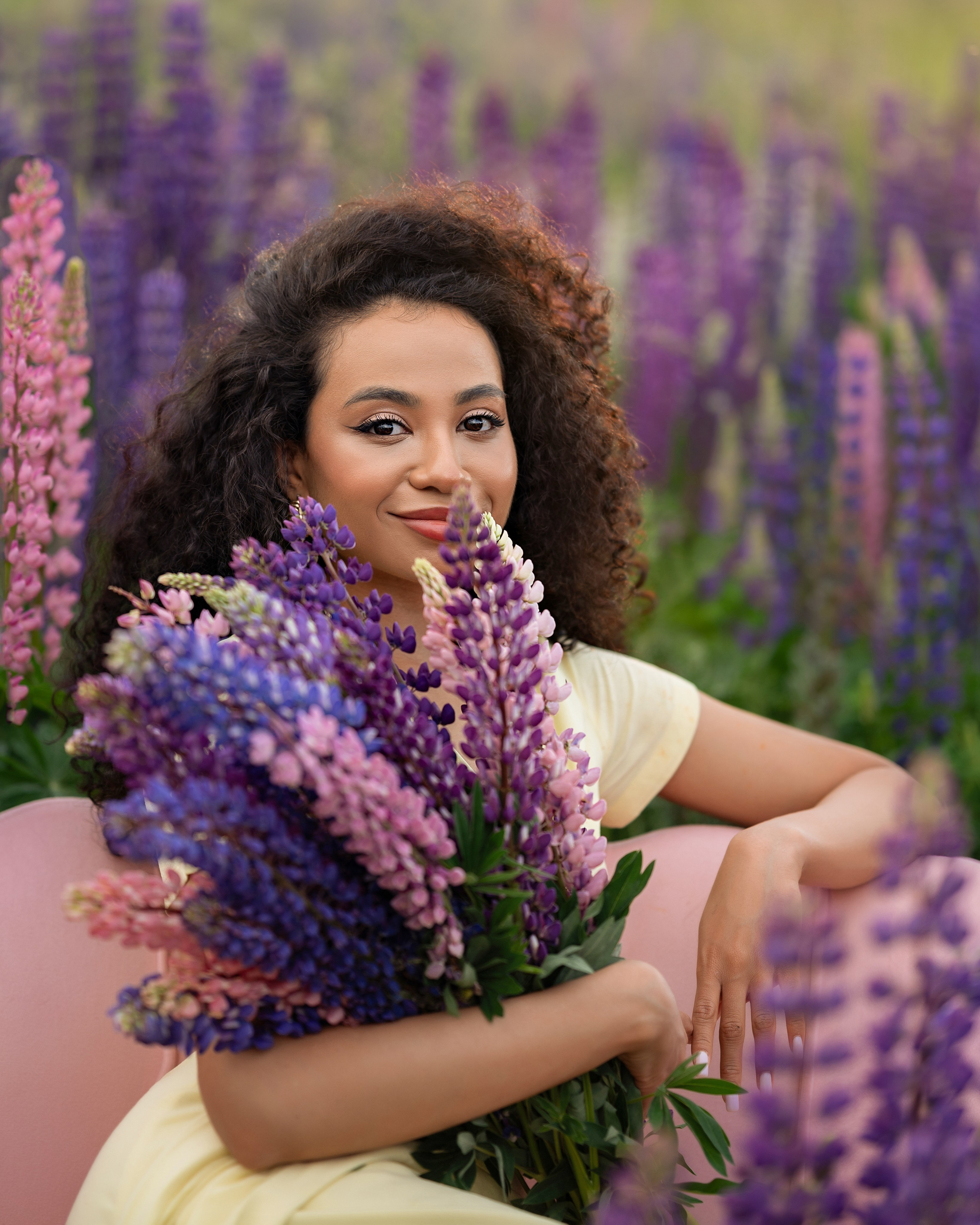 Люпиновое поле. Детский и семейный фотограф г. Москва Оксана Катаджи