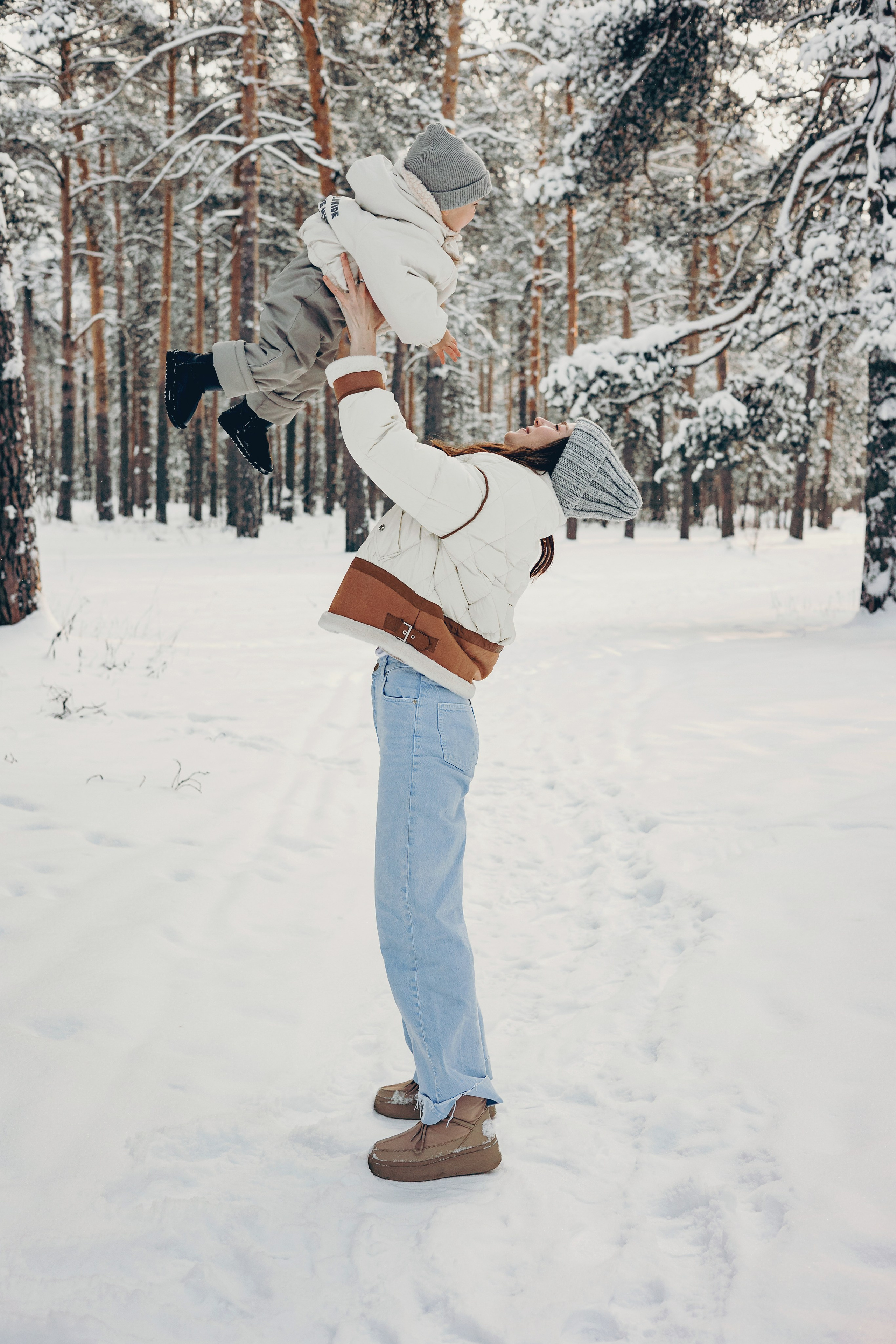 Зимняя прогулка в лесу. Семейный и женский фотограф во Владимире Анастасия Грушина