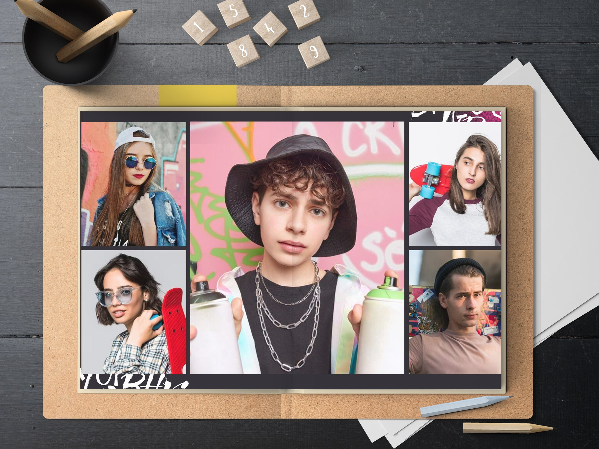 Дизайн альбомов для старших классов. Детский и семейный фотограф   г. Краснодар