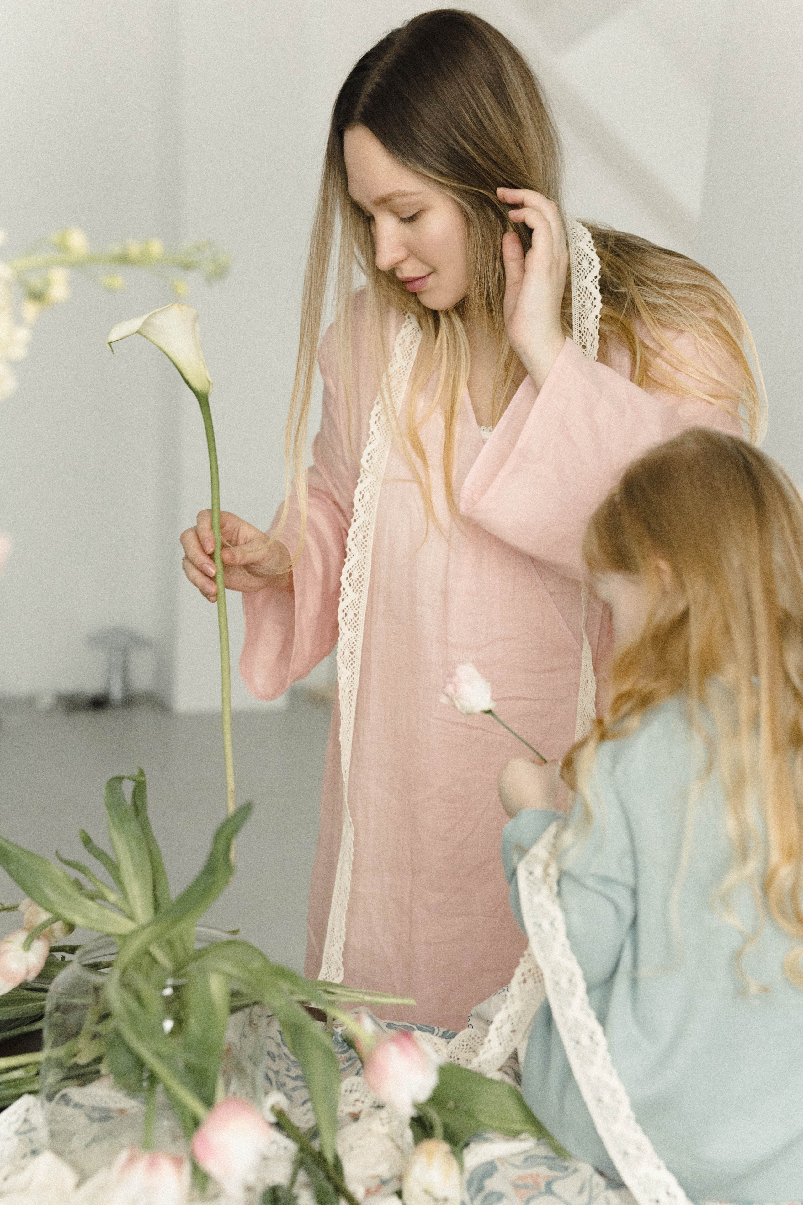 Утро с мамой. Фотография о важном