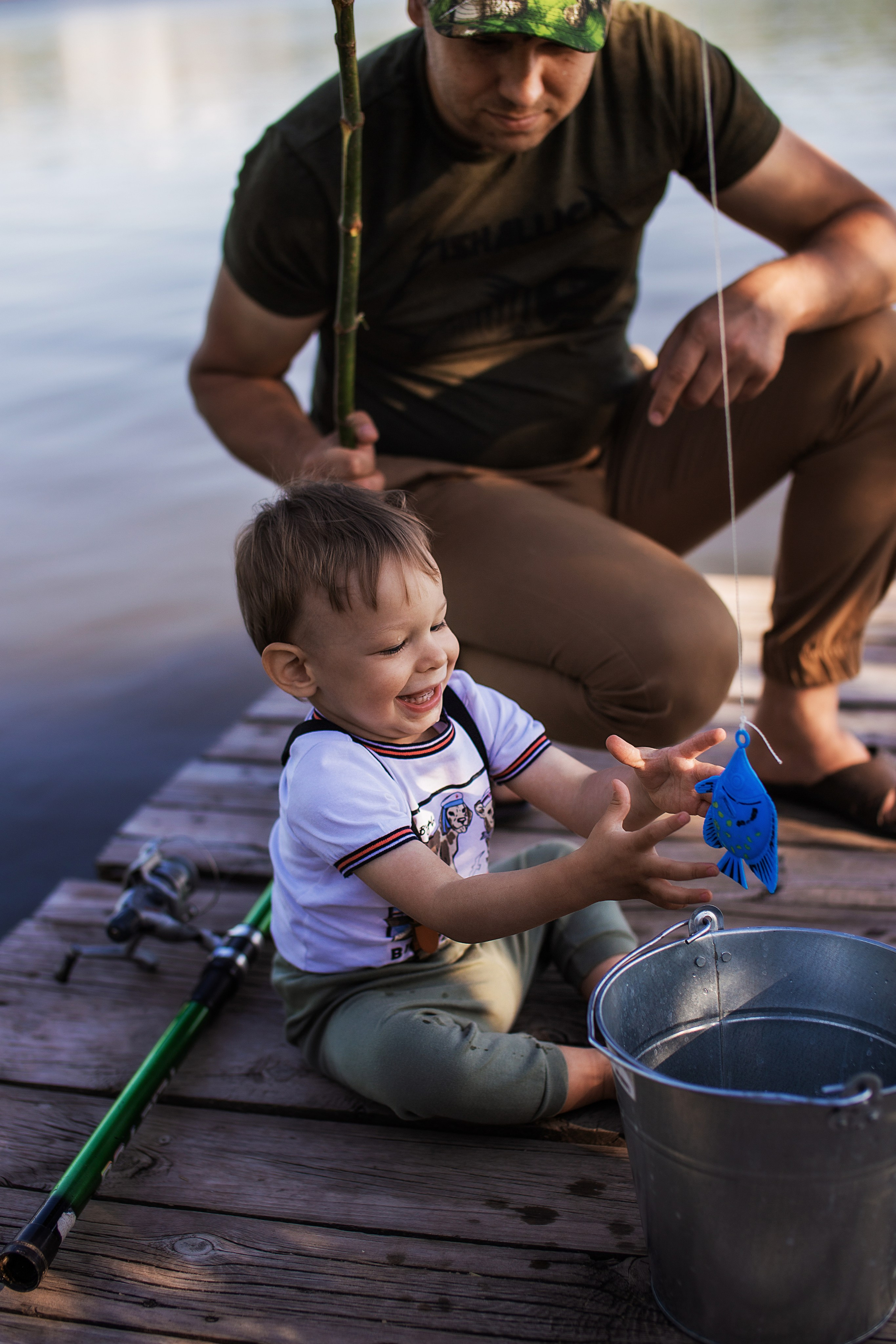 На рыбалке. Семейный фотограф в Саратове