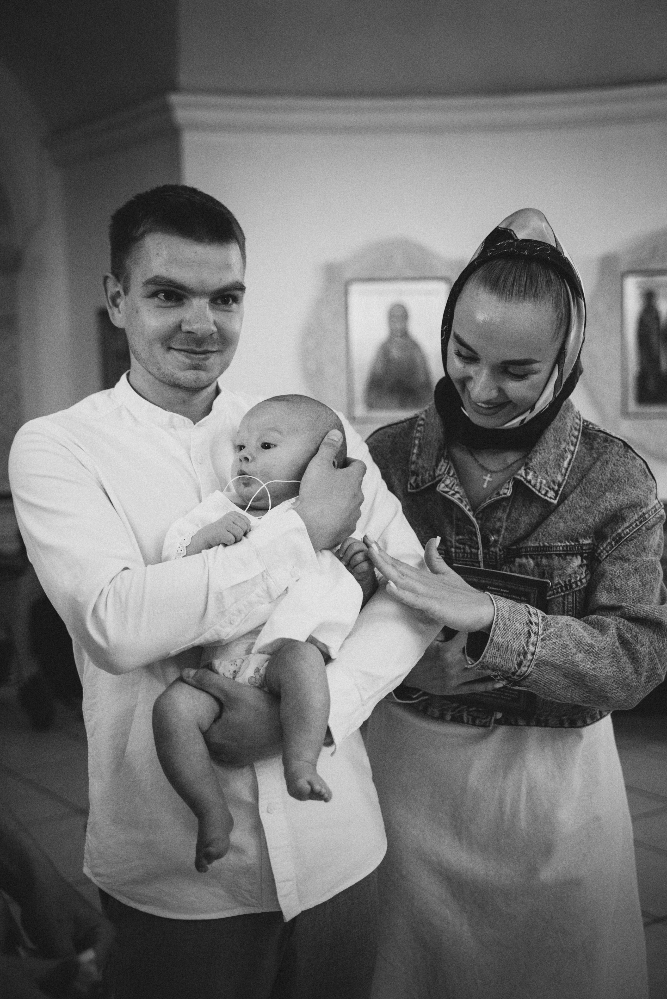 Крещение Максима (Криптовый храм в честь собора Новомучеников). Семейный фотограф в Минске Дарья Дреко