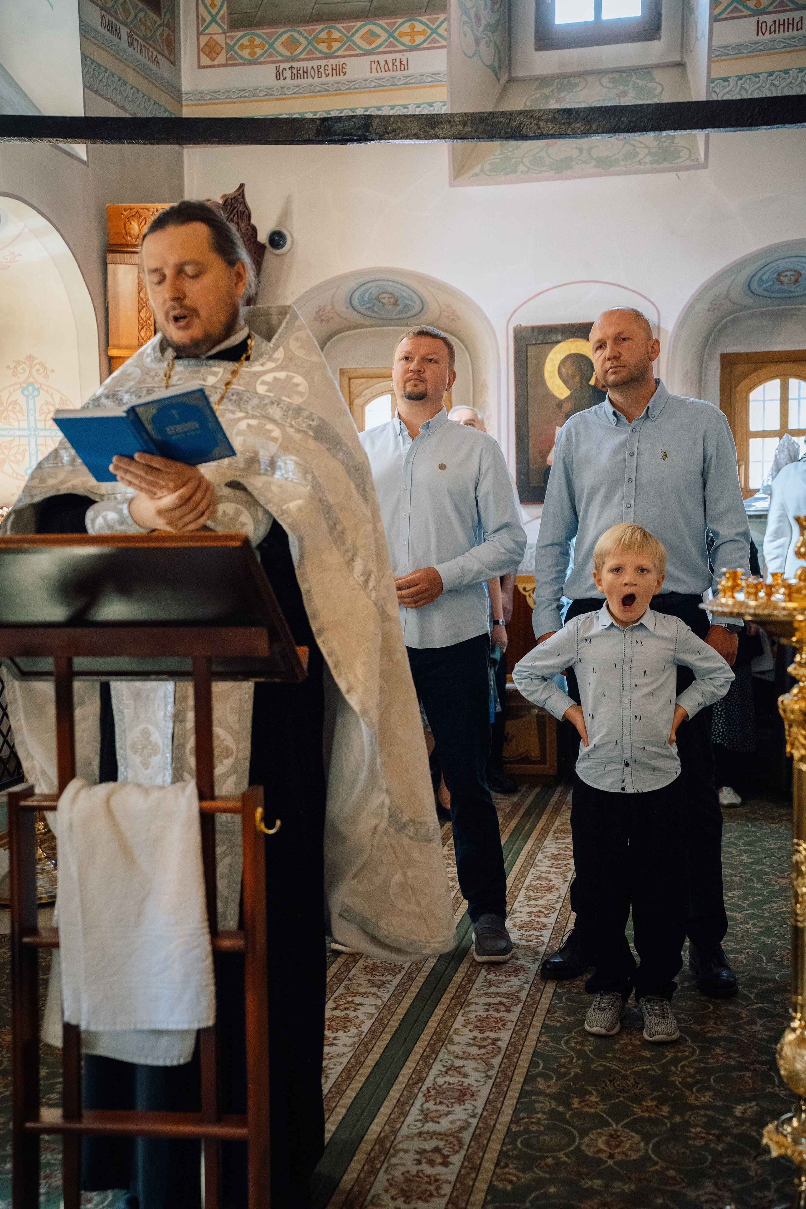 Крещение Марка. Фотограф Казакова Анастасия